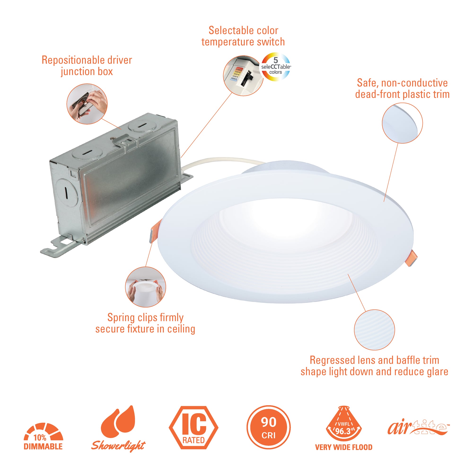 HALO LTC608B-MF6RC-6PK Recessed-Kits - View #3