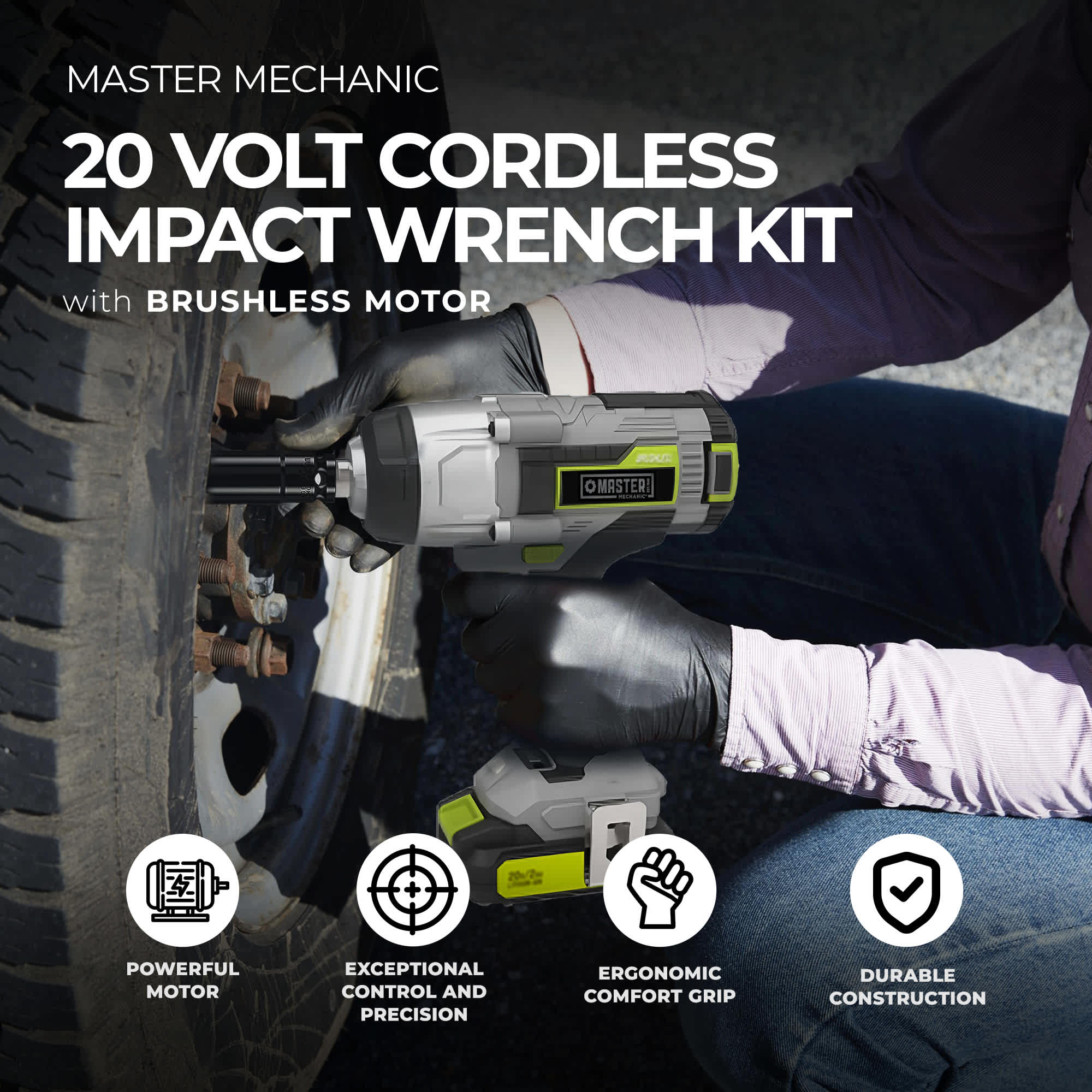 Master Mechanic 404571 Cordless-Impact-Wrenches - View #2
