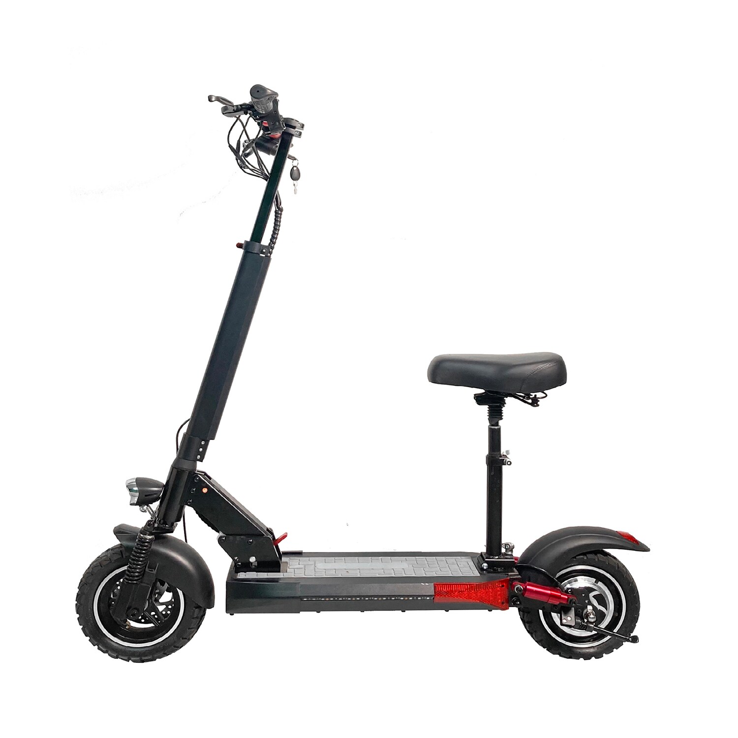 SINOFURN 500w 10-in Off-road Foldable Electric Scooter For Adult with Apps Max 330lb in the Scooters department at Lowes.com