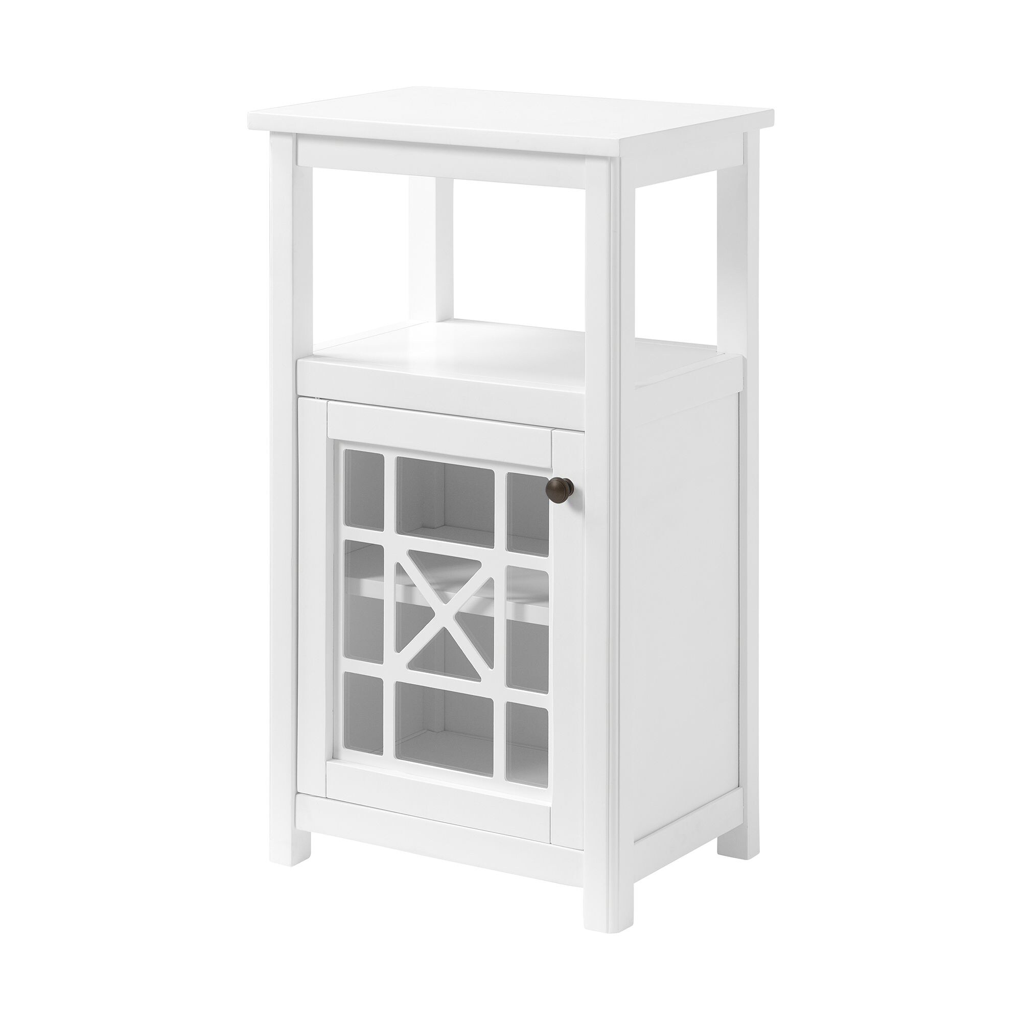 Alaterre Furniture ANDE74789WH Linen-Cabinets - View #2
