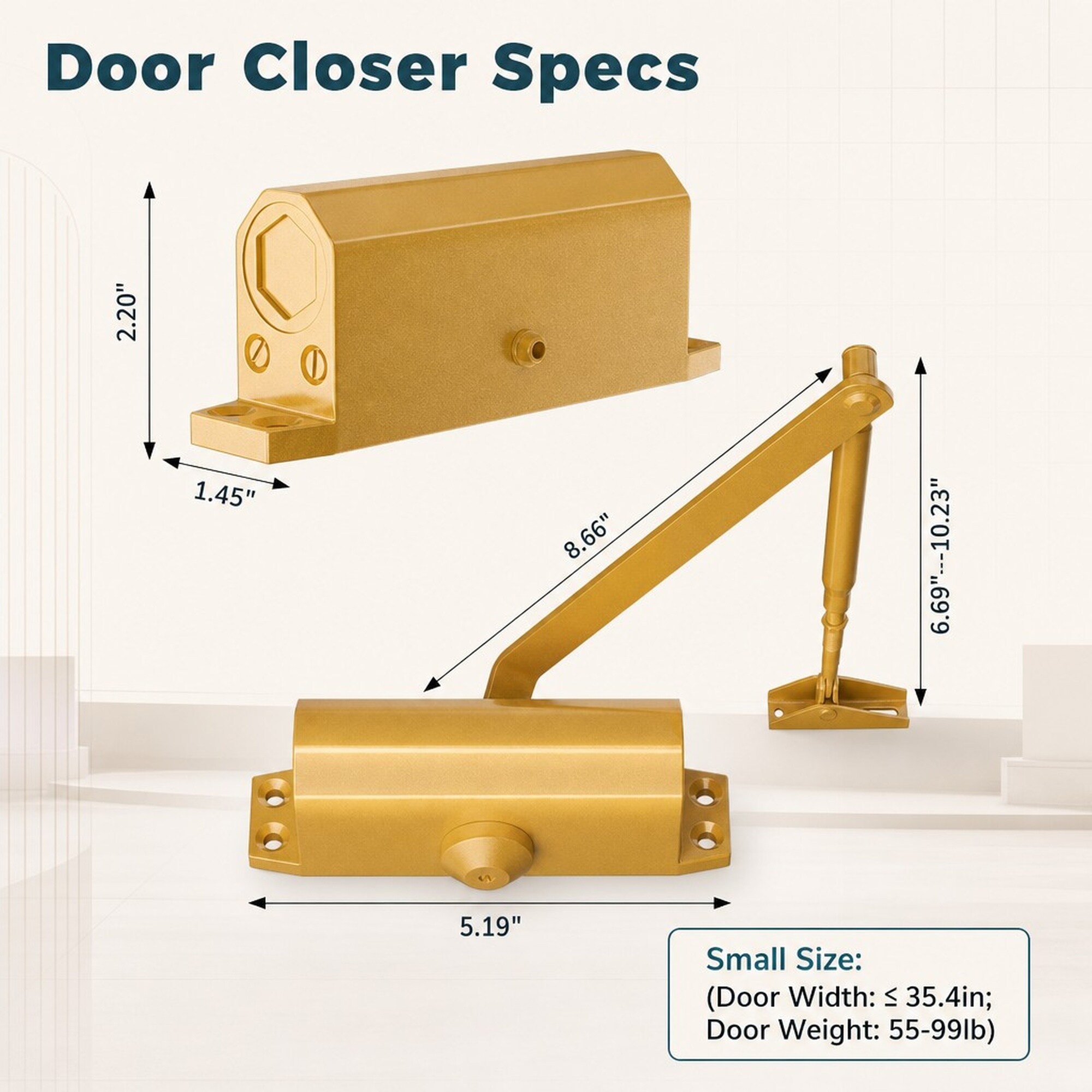 Numhew NHBEN405031 Door-Closures - View #2