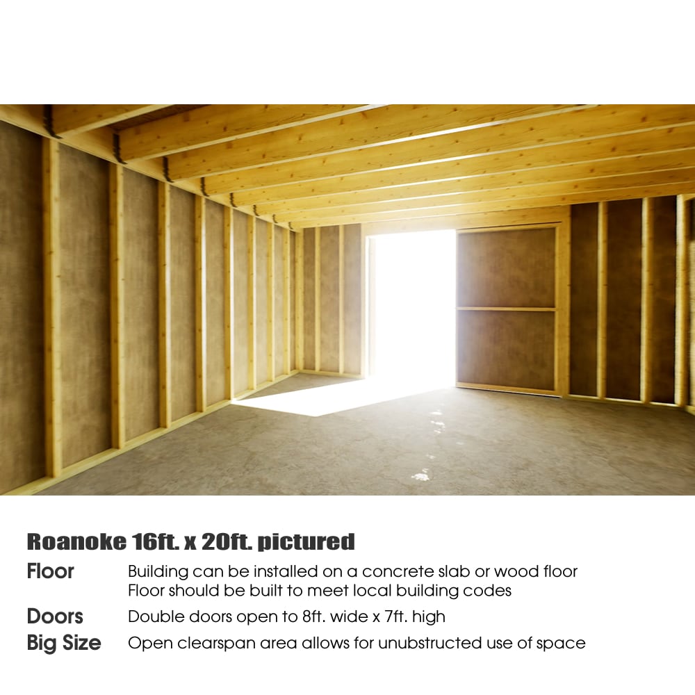 Best Barns ROANOKE1628 Wood-Storage-Buildings - View #7