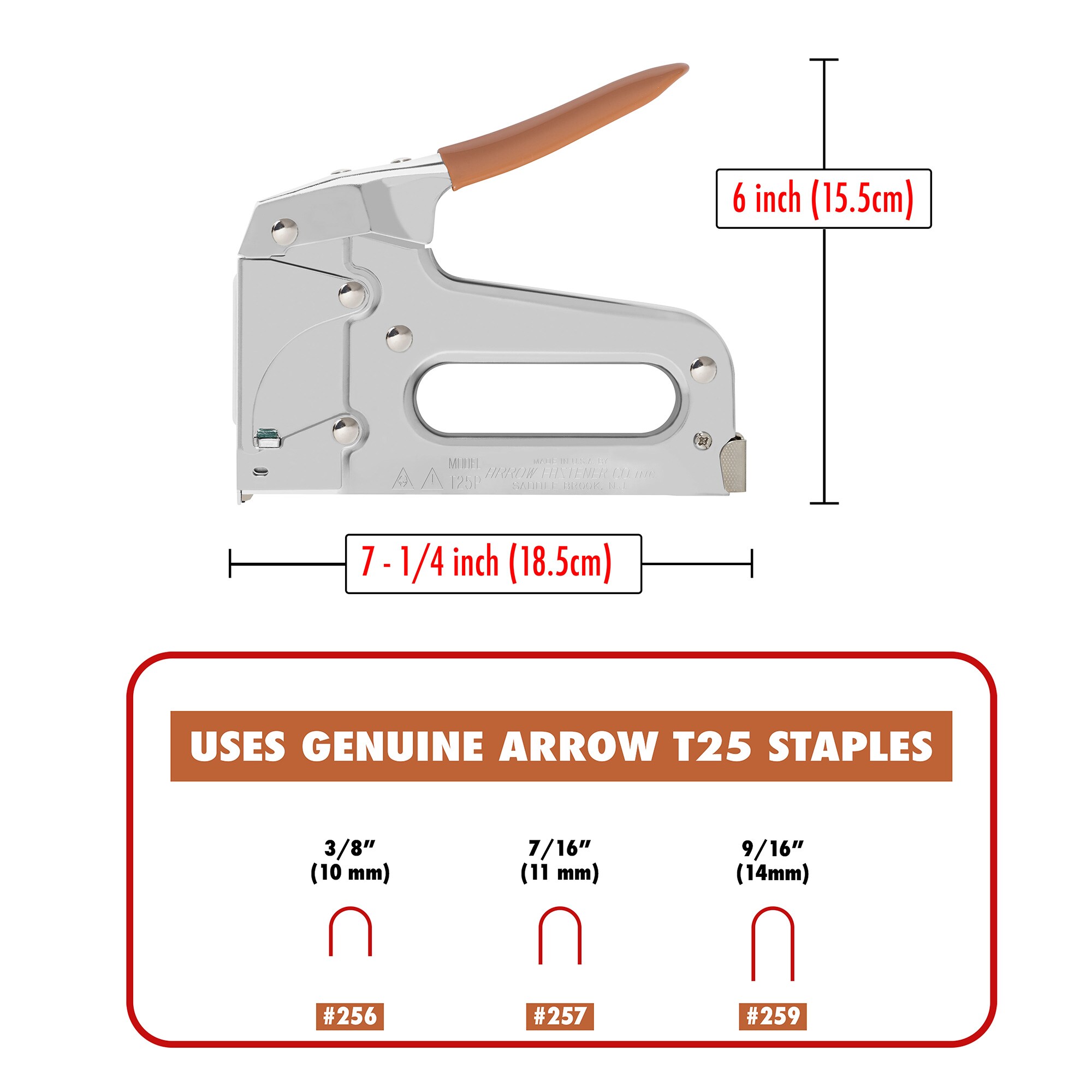 Arrow T25 Heavy Duty Manual Staple Gun