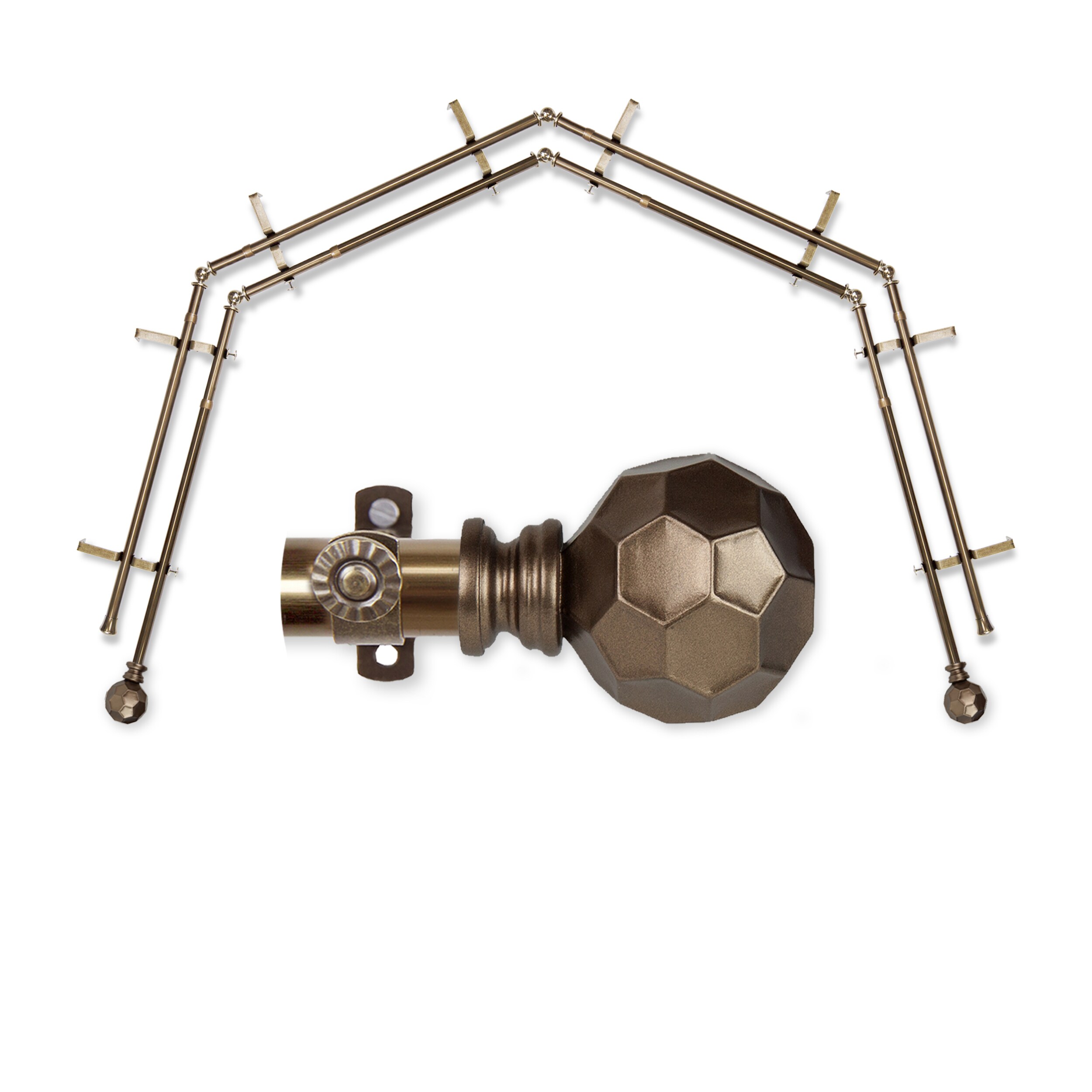 Hart & Harlow L-4BAY-90-4D Curtain-Rods - View #2