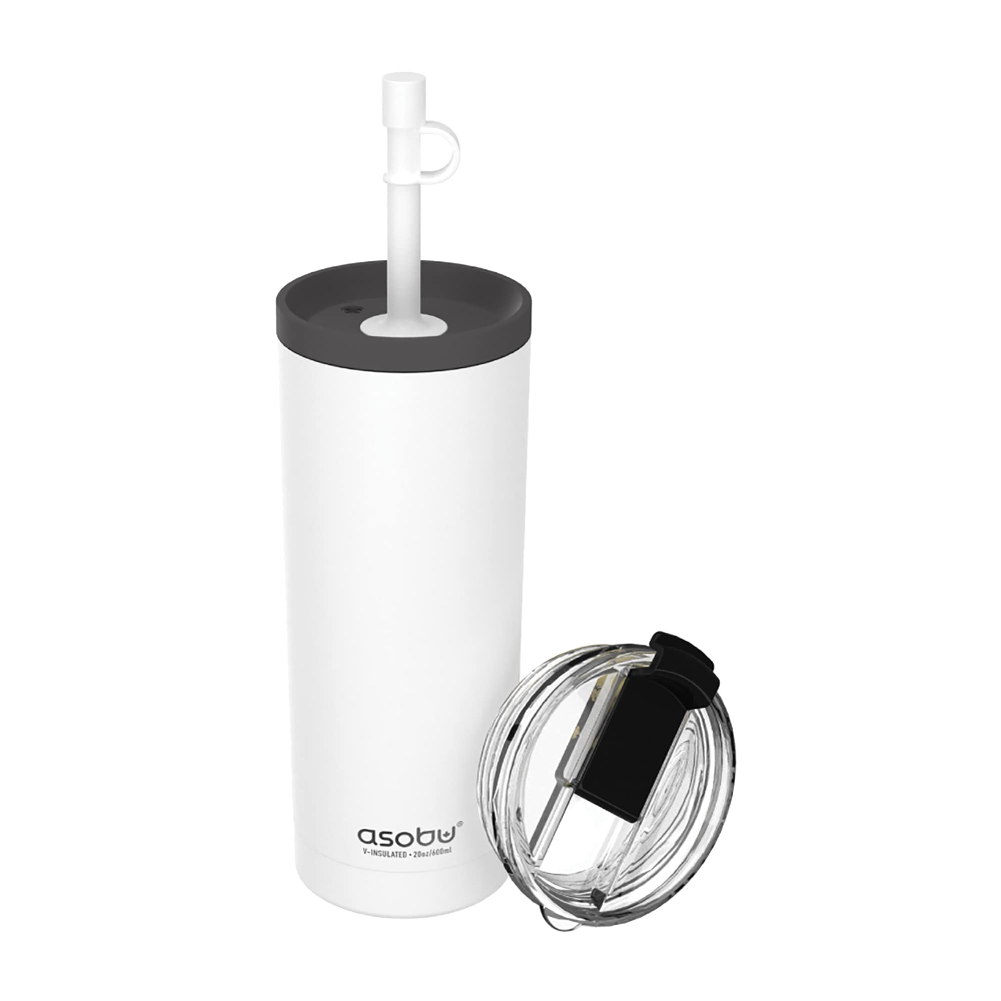 ASOBU 20-fl oz Stainless Steel Insulated Tumbler- White ADNANAICT200W ...