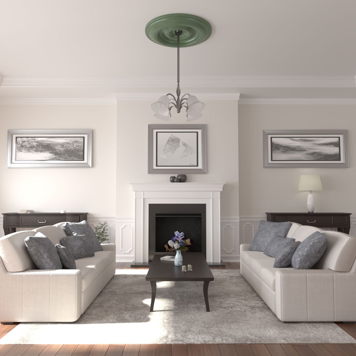 Ekena Millwork CM44CLAGF Ceiling-Medallions - View #4
