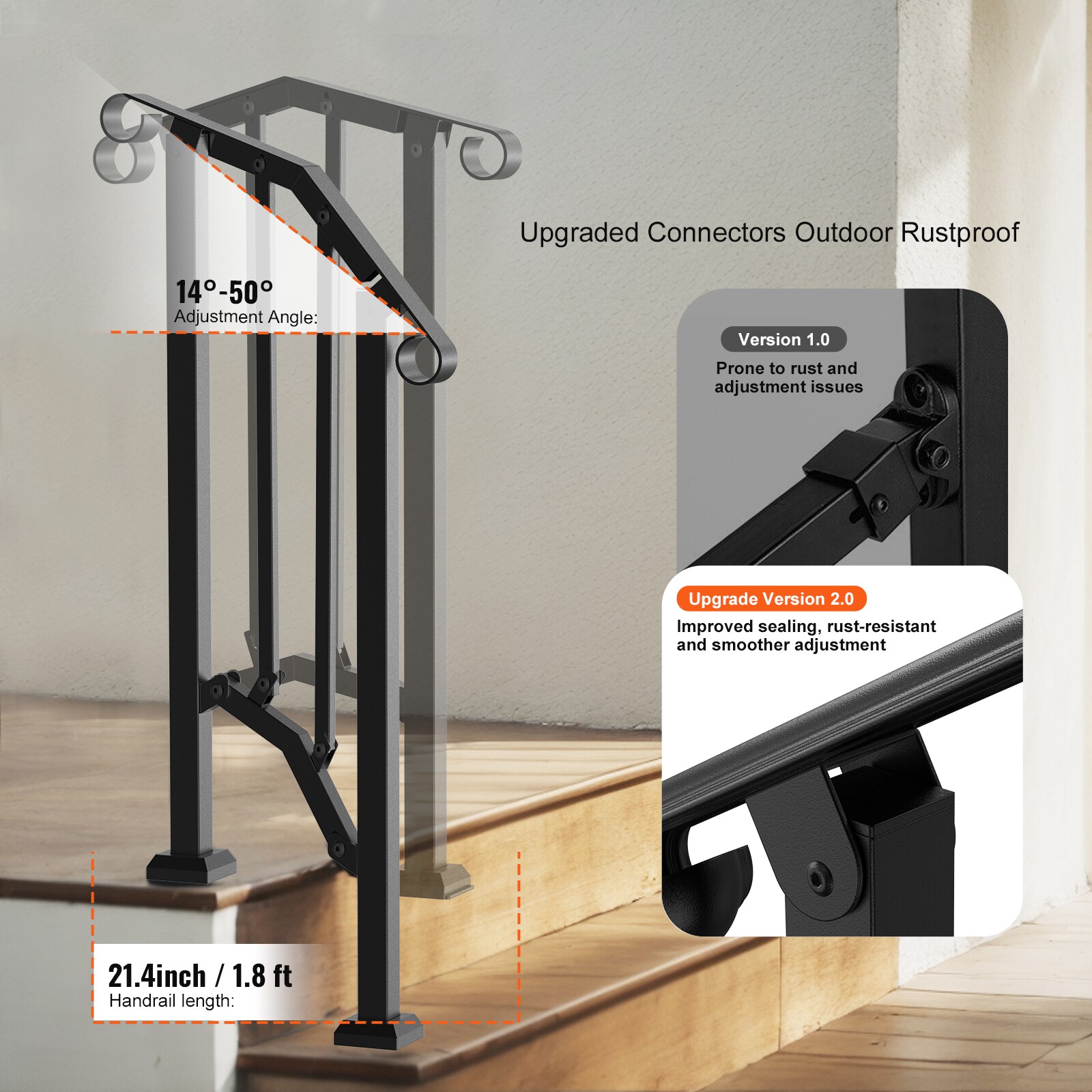 Mecale YAS-S2PCYK Interior-Stairpart-Railing - View #4