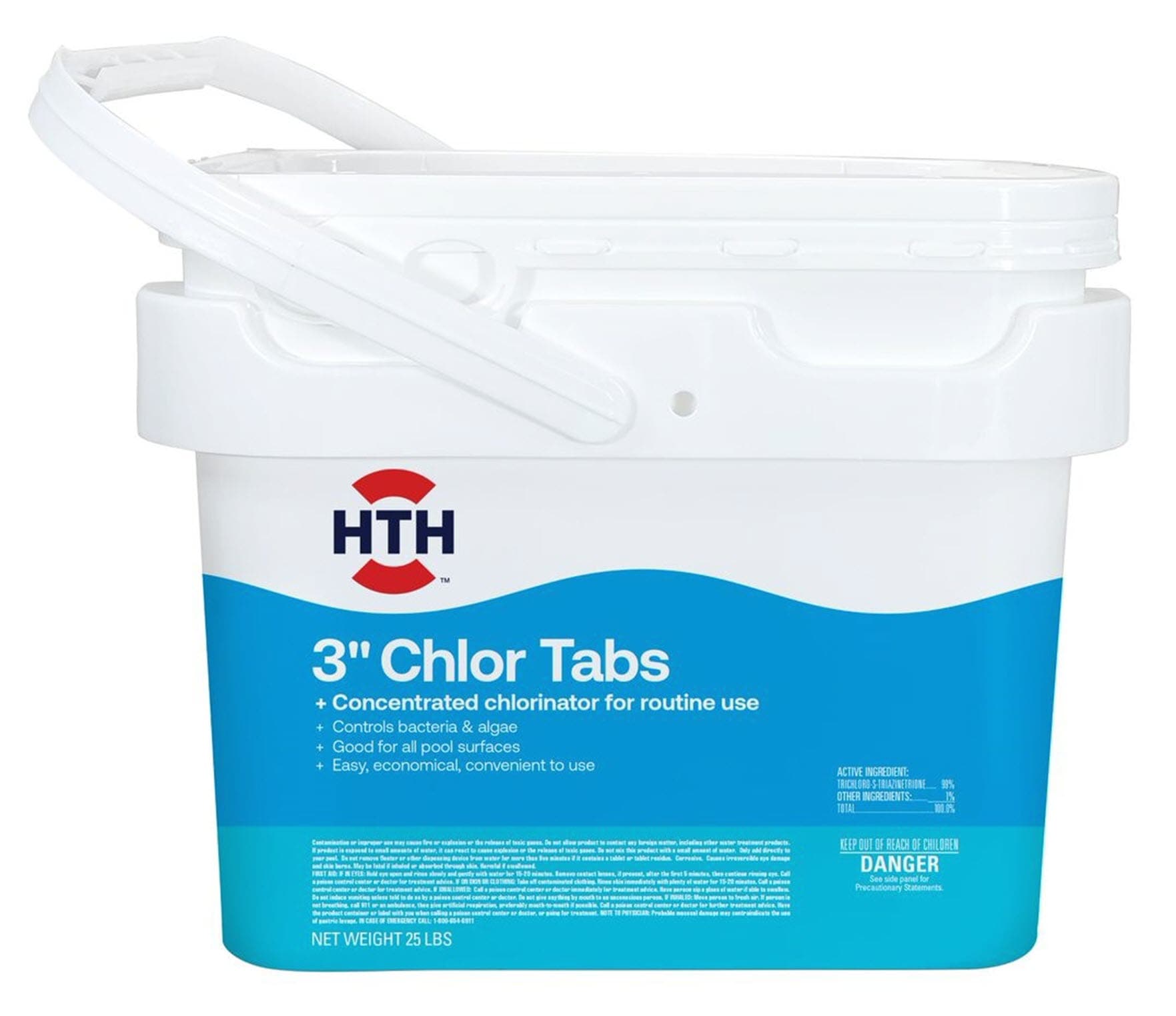 HTH Swimming Pool Chlorine 25-lb 3-in Tablets 42059 at Lowes.com