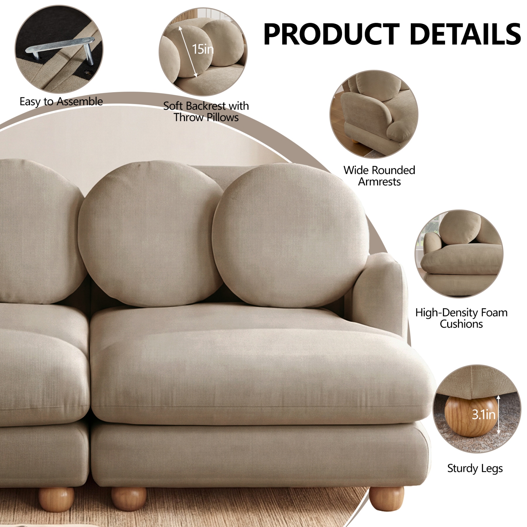 CHITA SOFA330  - View #17