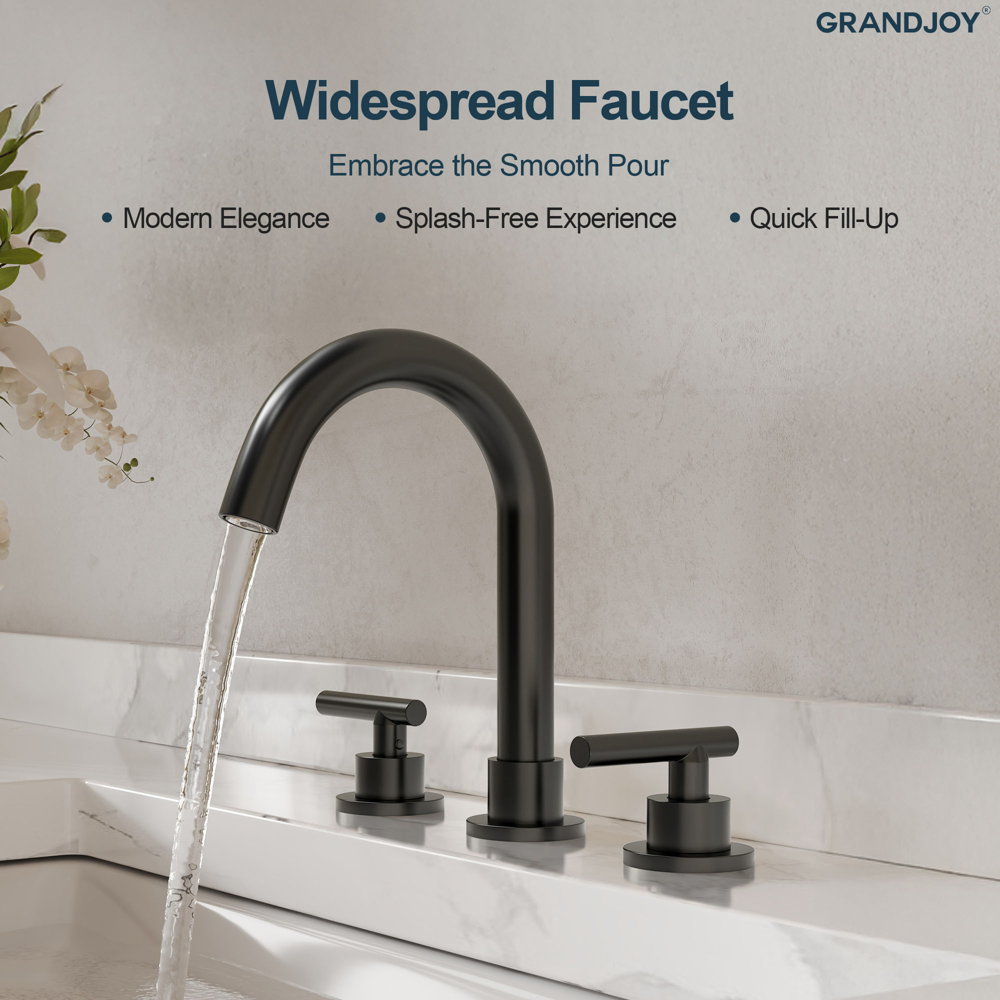 GRANDJOY TOBILI120BN Lavatory-Faucets - View #7