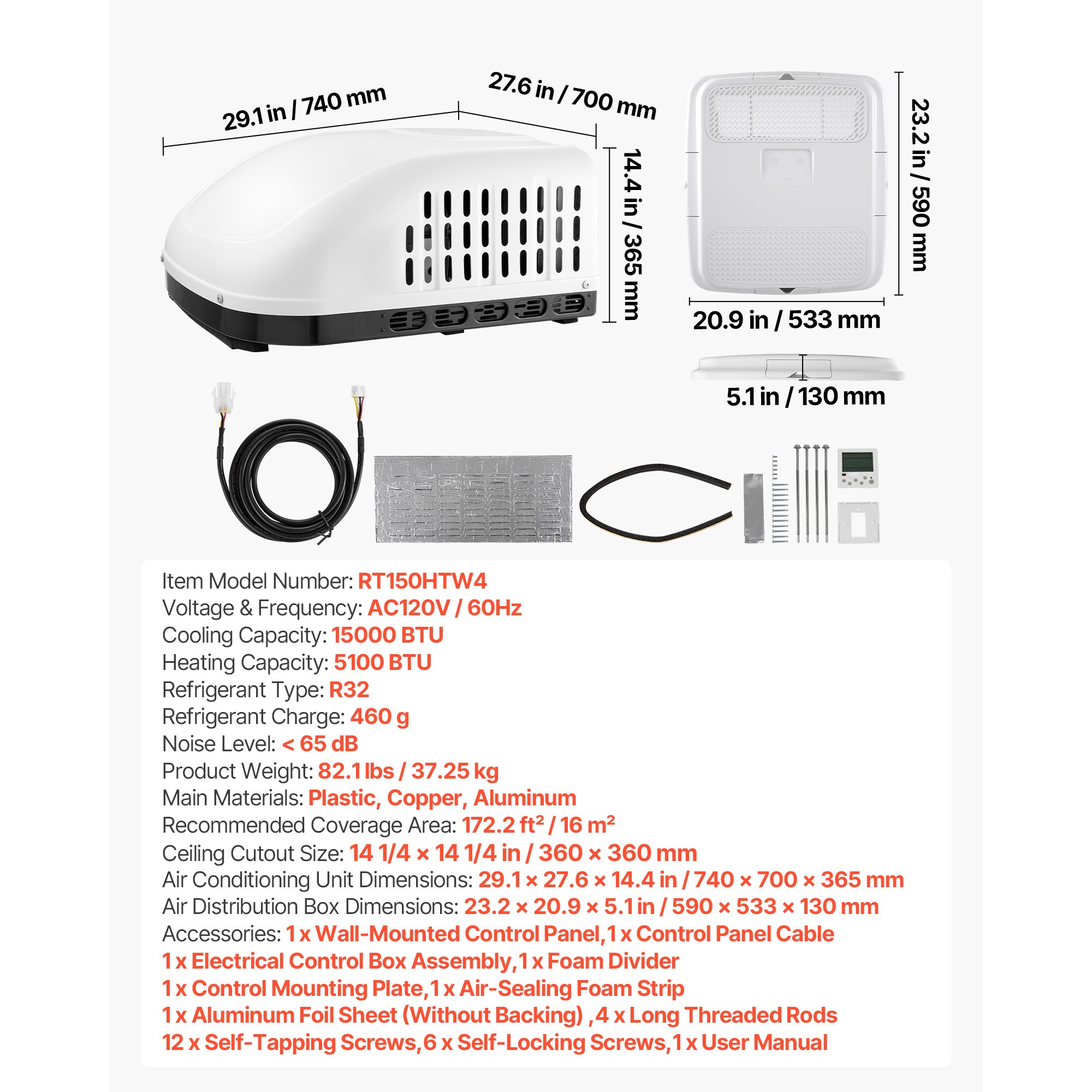 VEVOR SCFCKDTZFBXF17913V6 Rv-Accessories - View #7