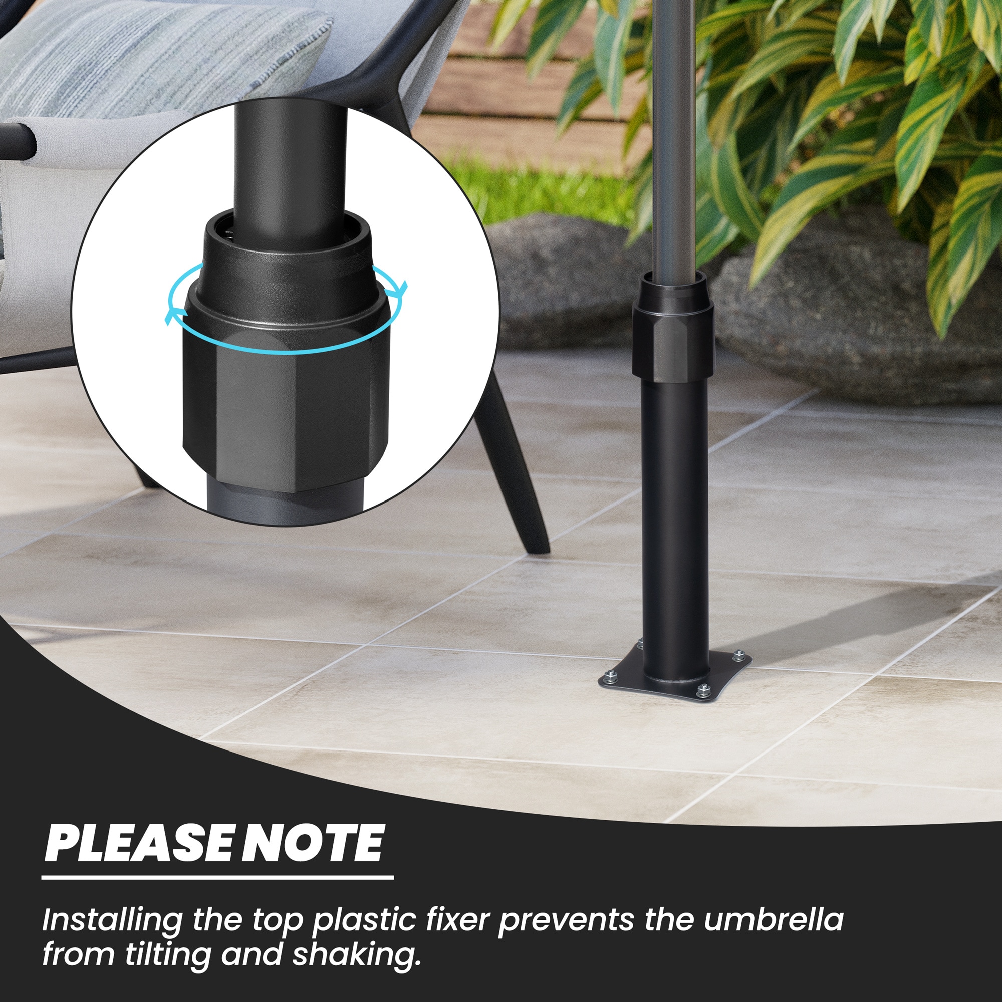 Crestlive Products CL-UB032BLK-1 Umbrella-Bases - View #6