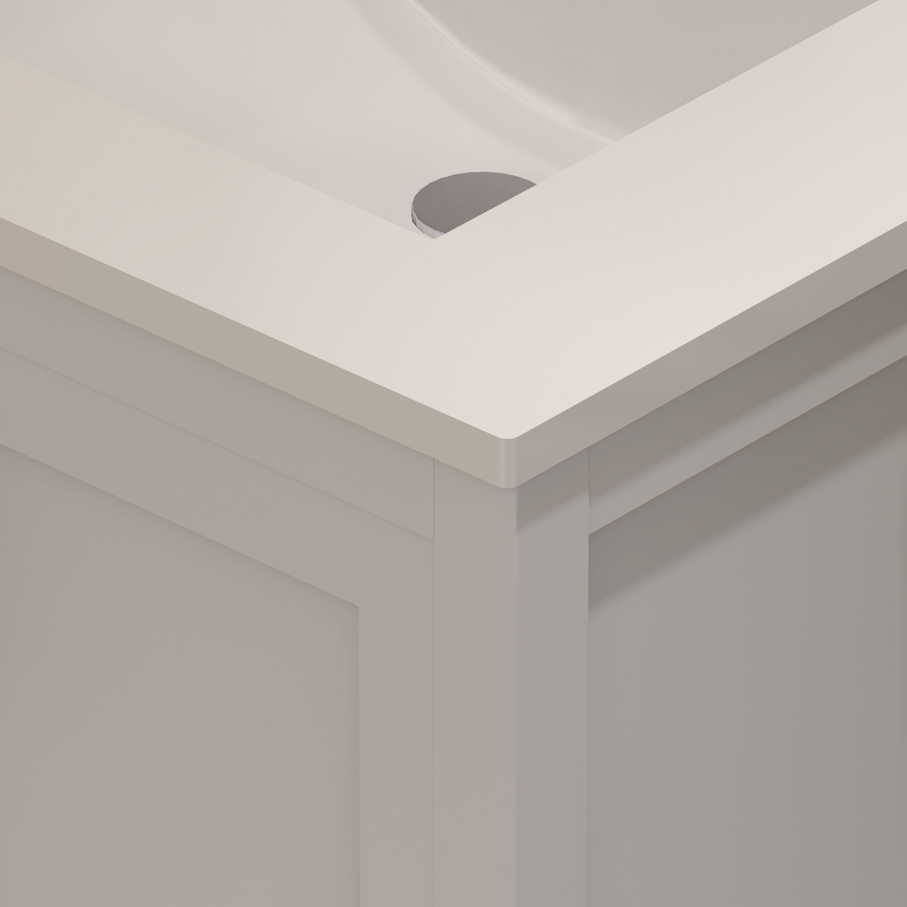 Ayna Decors AVM60WH3022 Bath-Vanity-Combo - View #9