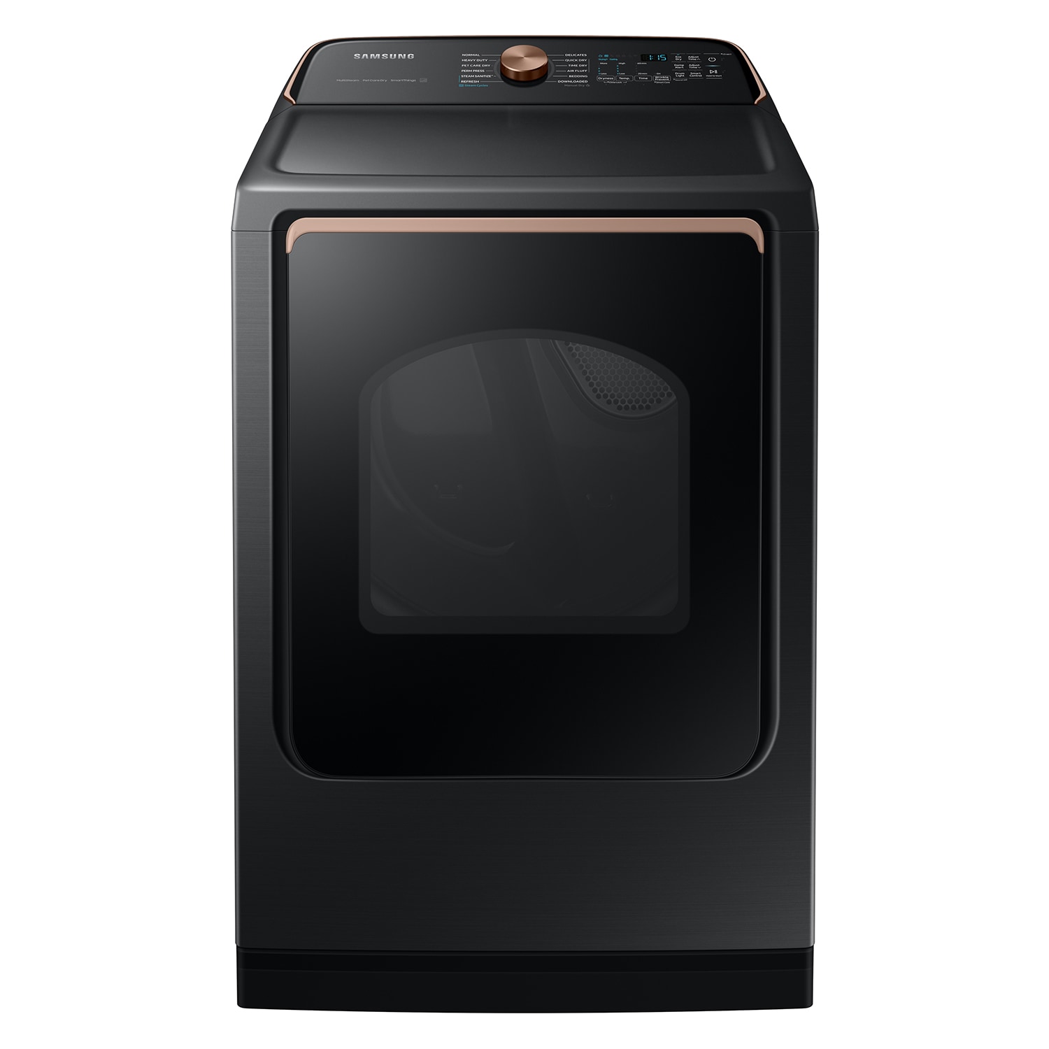 Samsung 7.4-cu ft Vented Smart Electric Dryer (Brushed Black) ENERGY ...