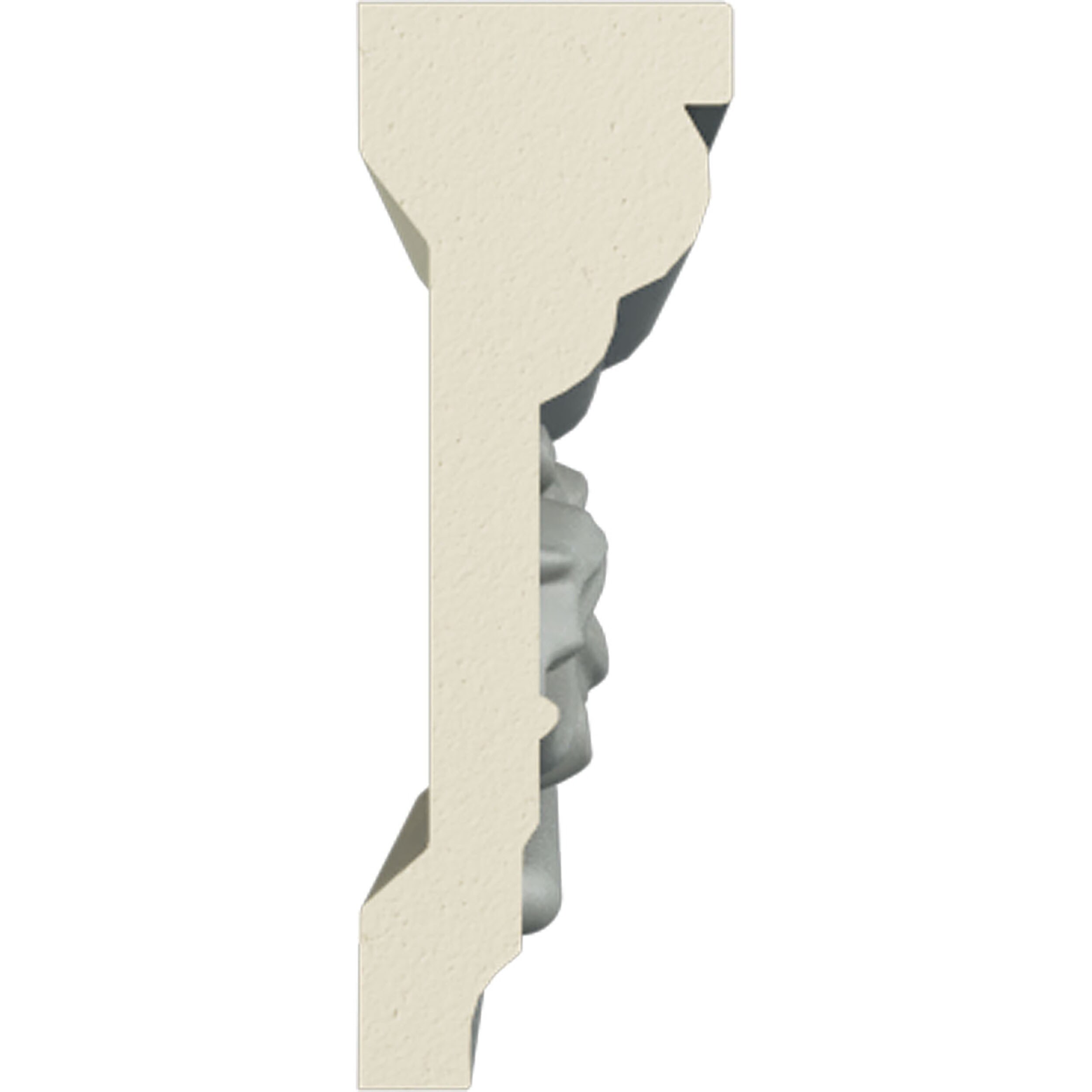 Simon White Primed Polyurethane Decorative Chair Rail