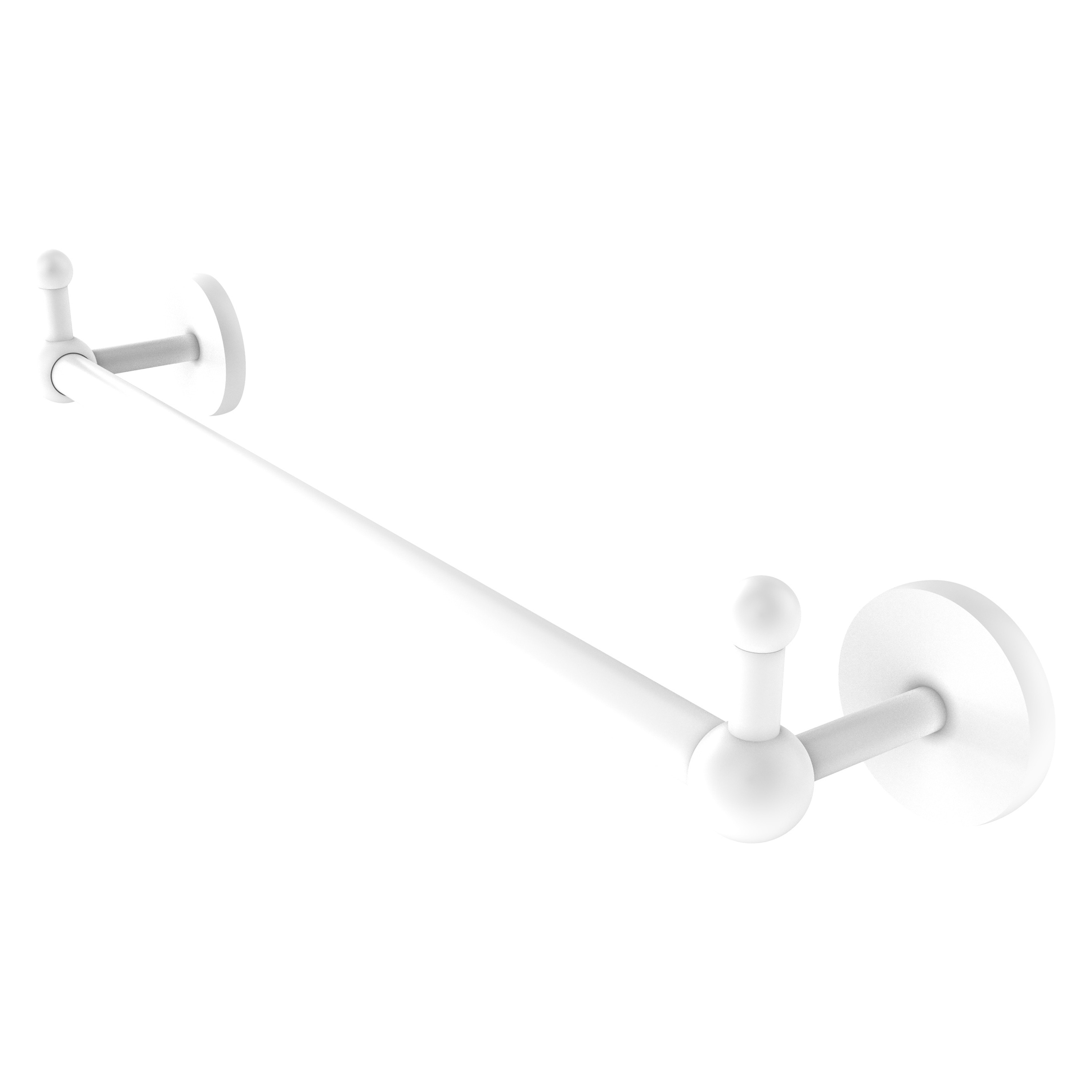 Allied Brass P1000-41-30-PEG-WHM Prestige Skyline 30-in Matte White Wall mount Single Towel Bar
