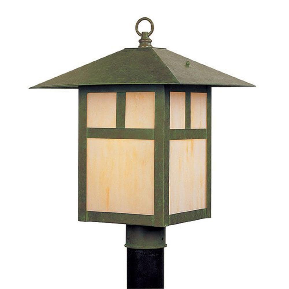 Livex Lighting 2134-16 Montclaire Mission 15-Inches Verde patina Transitional Outdoor Post light