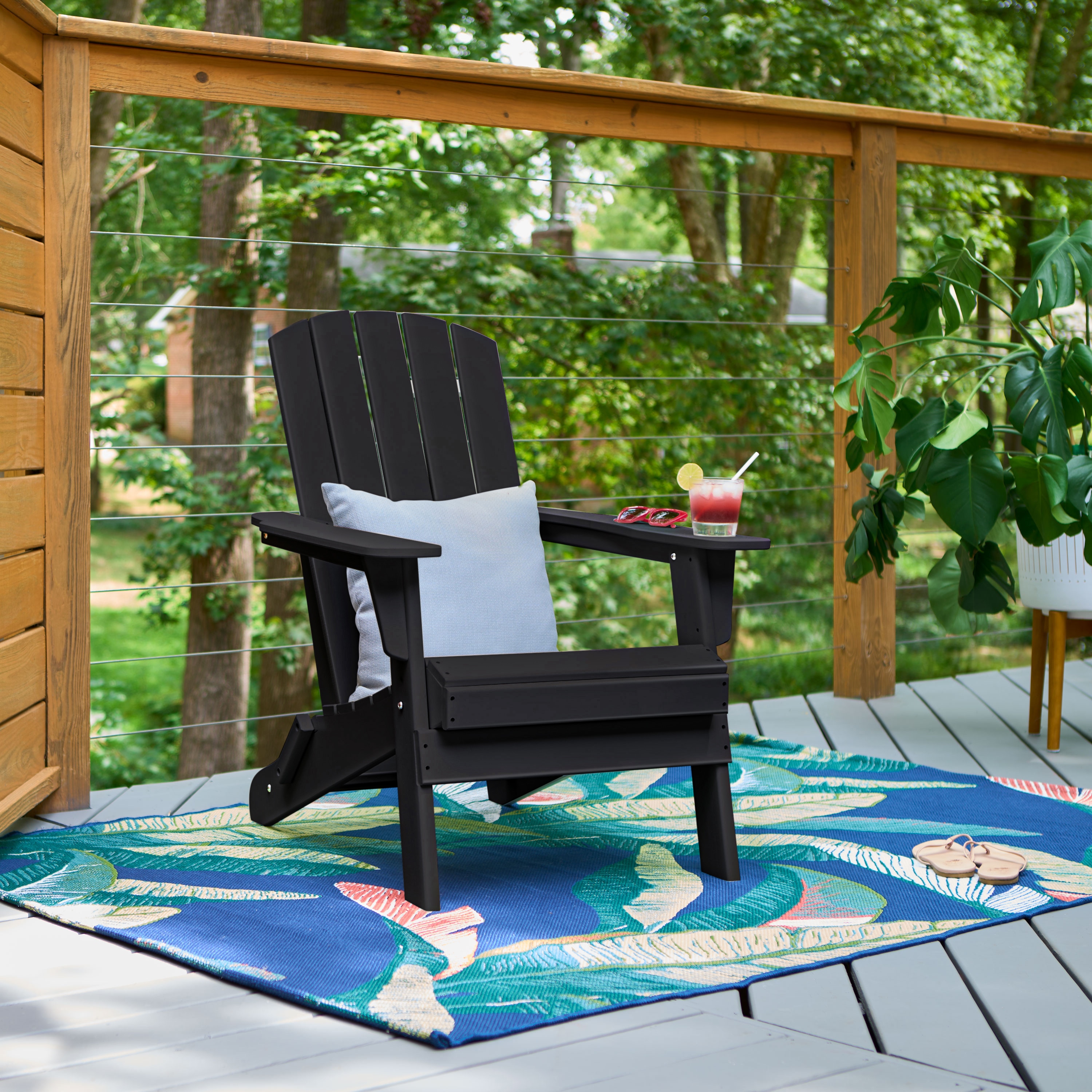 Shine Company 7626BK Patio-Chairs - View #2