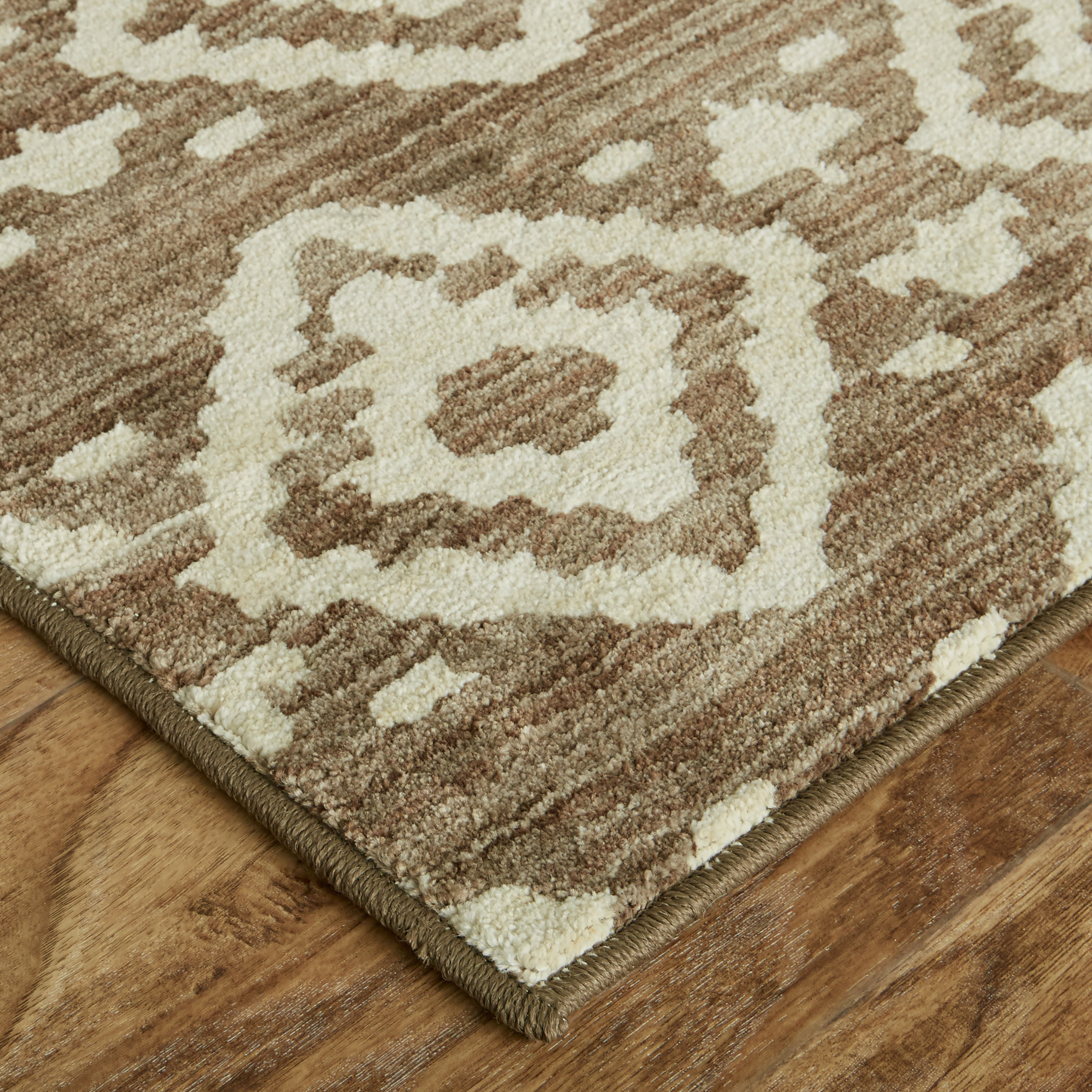 Mohawk Home Studio 8 x 10 Taupe Indoor Medallion Area Rug at Lowes.com