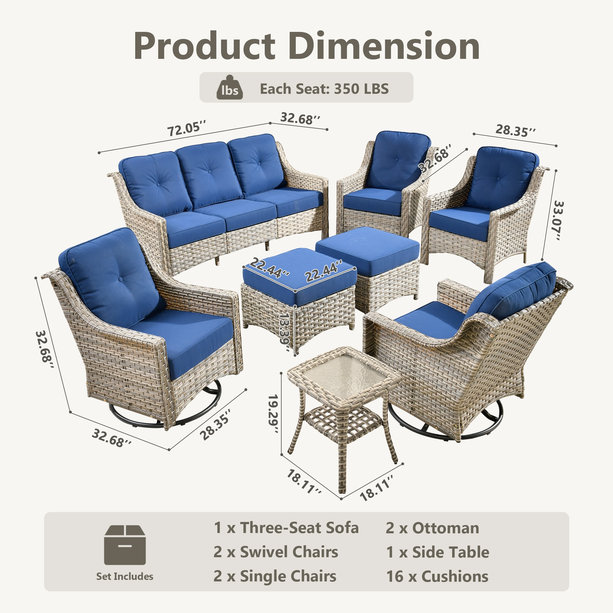 ALTRIGUS 6L-YZPAD708-AL Patio-Conversation-Sets - View #3
