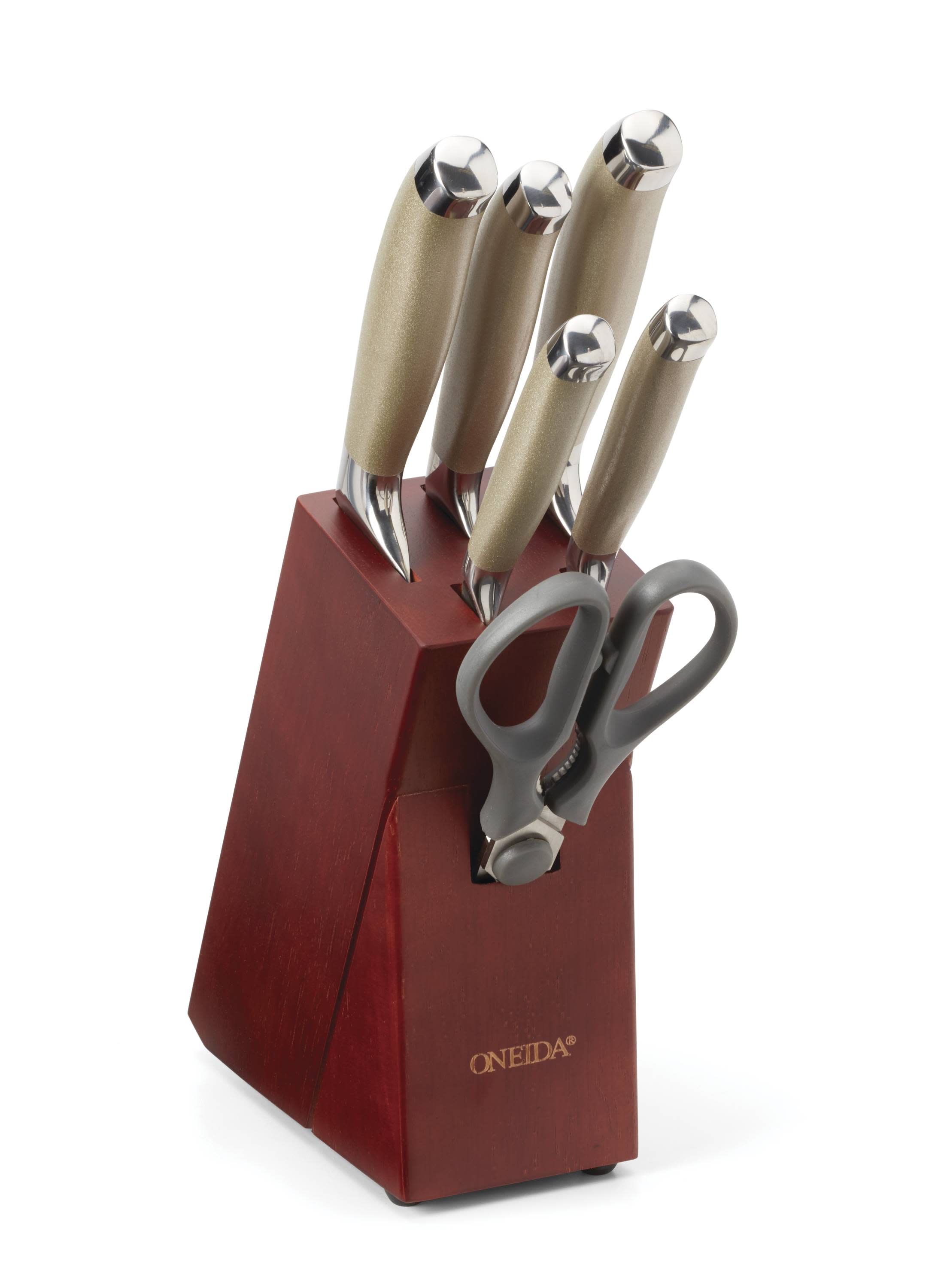 Oneida 7-Piece Cutlery set with Block in the Cutlery department at ...