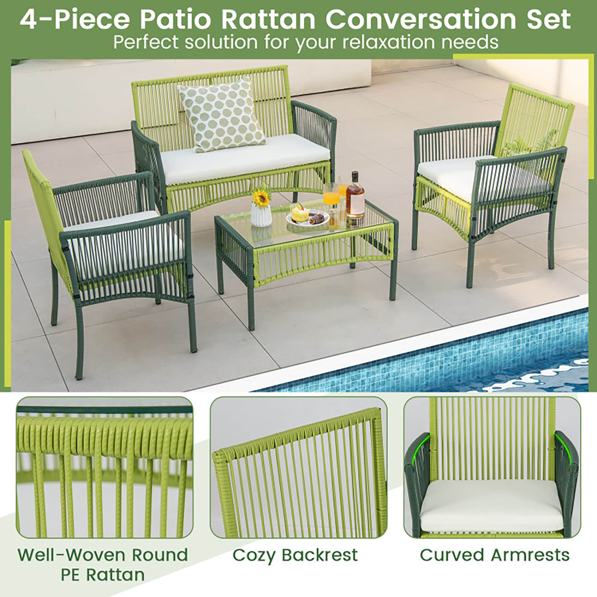 CASAINC BH-WF190610AAA Patio-Conversation-Sets - View #5