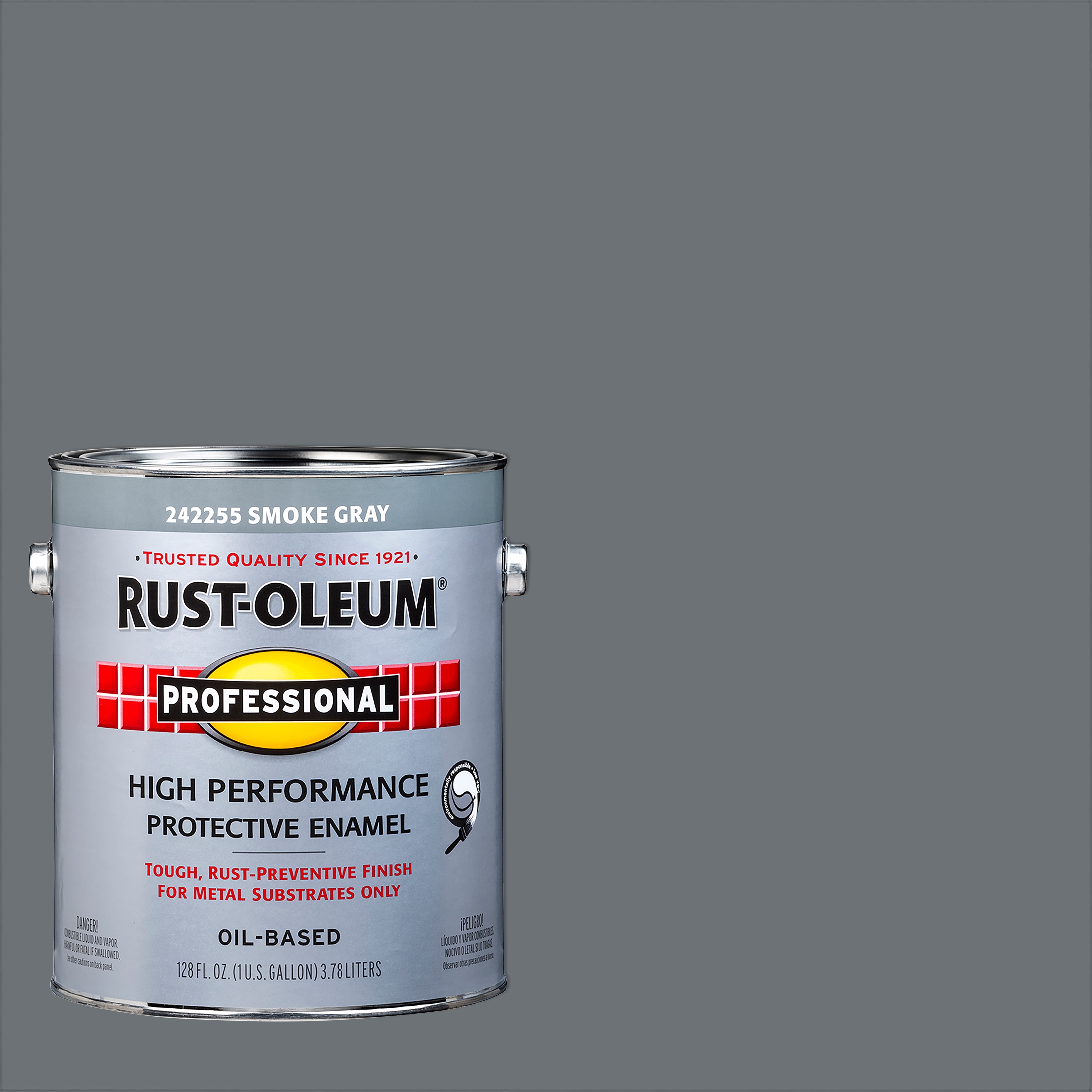 Rust-Oleum Professional Gloss Smoke Gray Interior/Exterior Oil-based ...