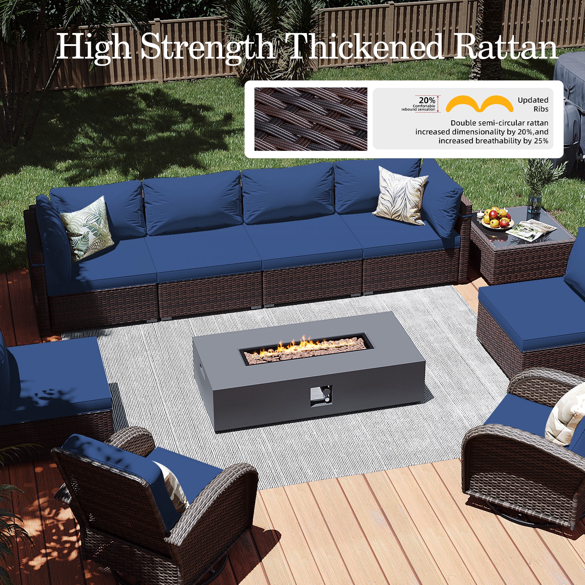 Patio Watcher LS-RT7Y11-56MDK-B2 Patio-Conversation-Sets - View #4
