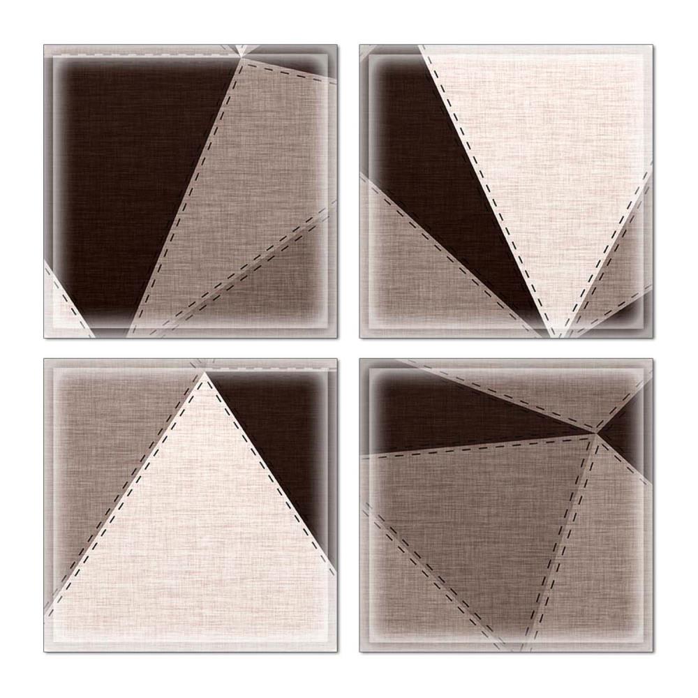 Instant Mosaic 2260103 Upscale Designs 32-Pack Multicolor 6-in x 6-in Glossy Glass Random Wall Tile