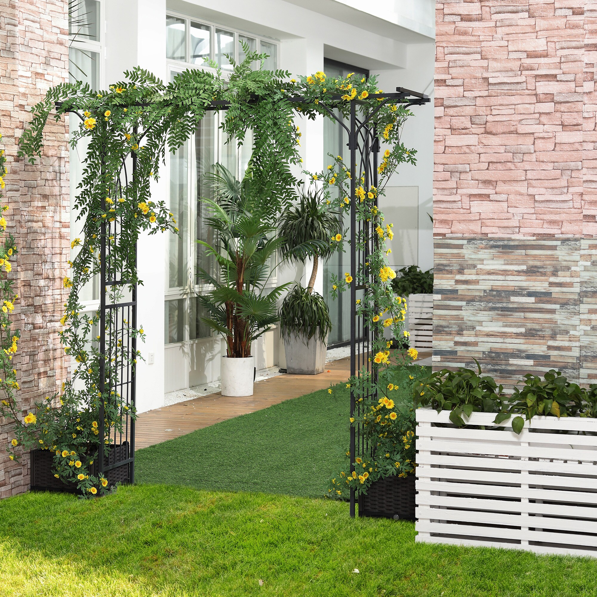 AHIOU HOME ZAAHG-P174414GA Garden-Arbor - View #2