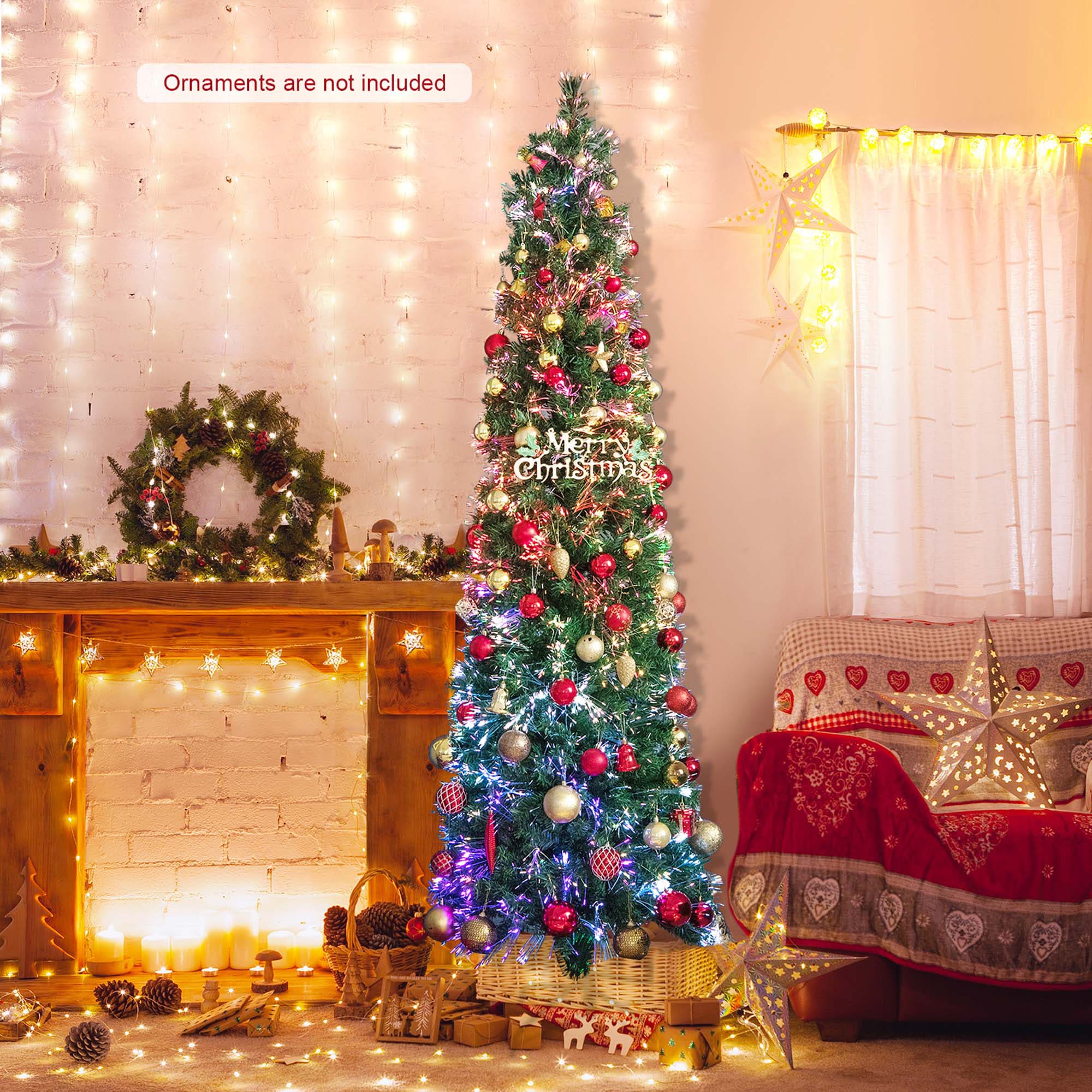 Costway LWS00703 Artificial-Christmas-Trees - View #4