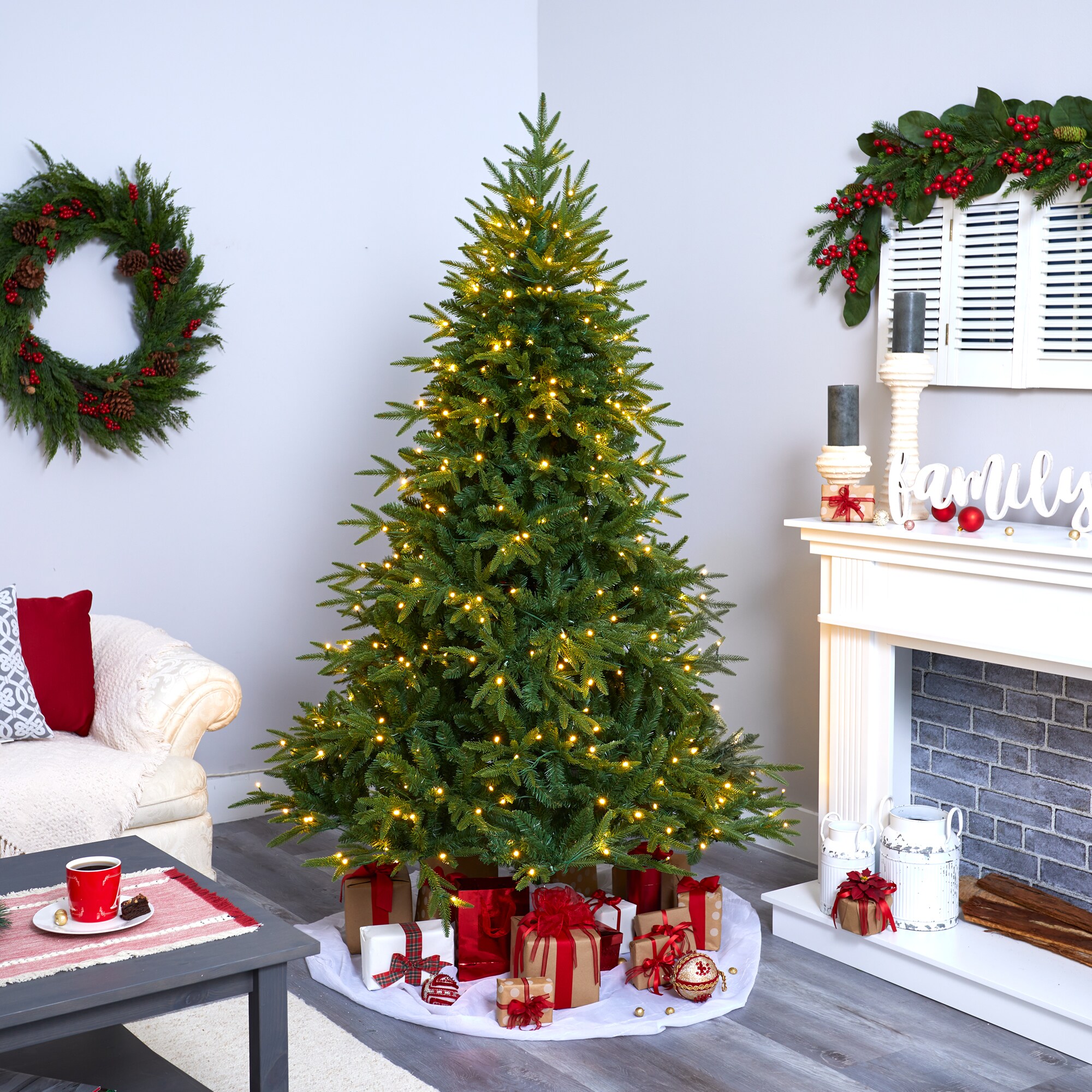 Nearly Natural T1687 Artificial-Christmas-Trees - View #7