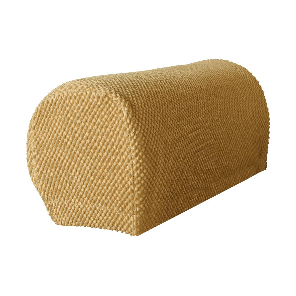 Subrtex SBTJFST001TP Textured raised dot Beige Jacquard Sofa Slipcover 21-Inches W x 11-Inches H x 8-Inches D