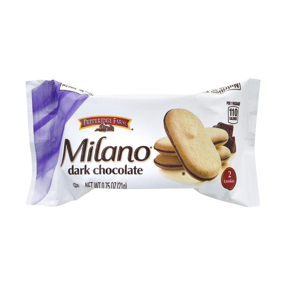 Milano Milano Cookies, Dark Chocolate, 12 Packs - 12 pack, 0.75 oz packs