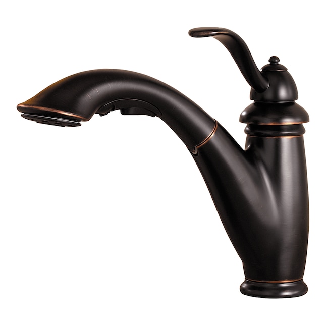 Marielle Single-Handle Pull-Out Sprayer Kitchen Faucet in Tuscan Bronze Marielle Single-Handle Pull-Out Sprayer Kitchen Faucet in Tuscan Bronze