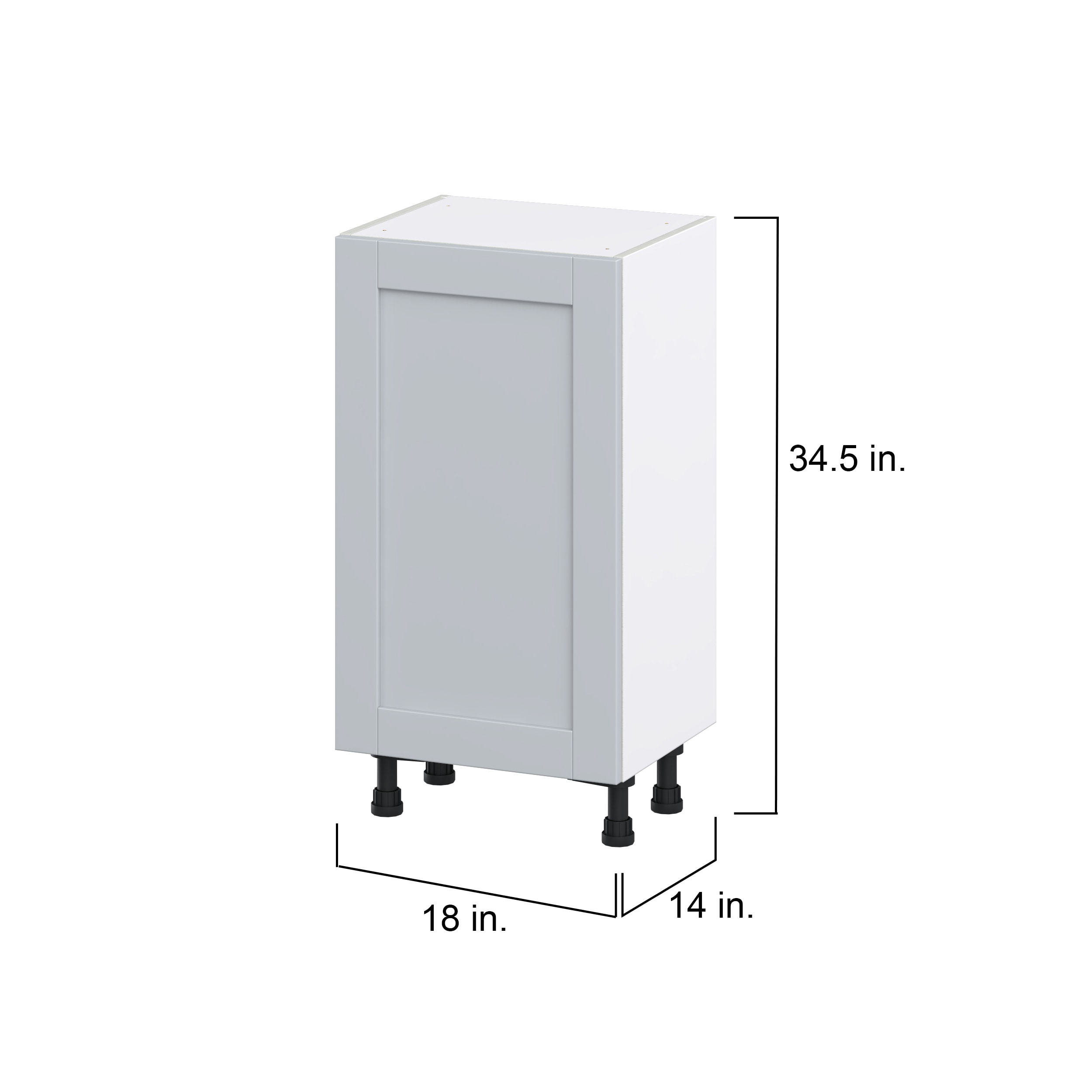 Hugo&Borg DSB1814FHI3(L/R)-CH Cabinets-Kitchen - View #4