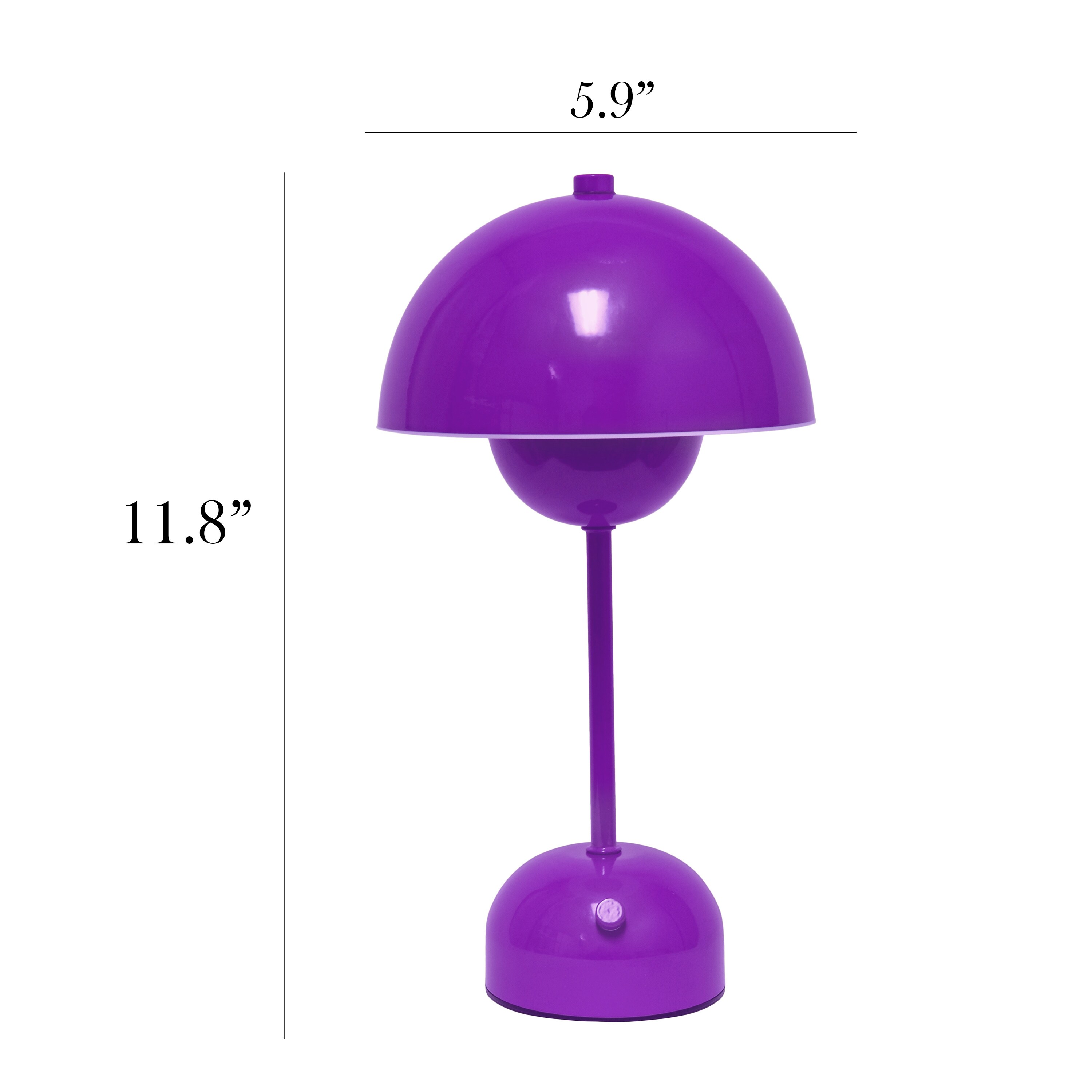 Simple Designs LD1069-PRP Desk-Table-Lamps - View #3