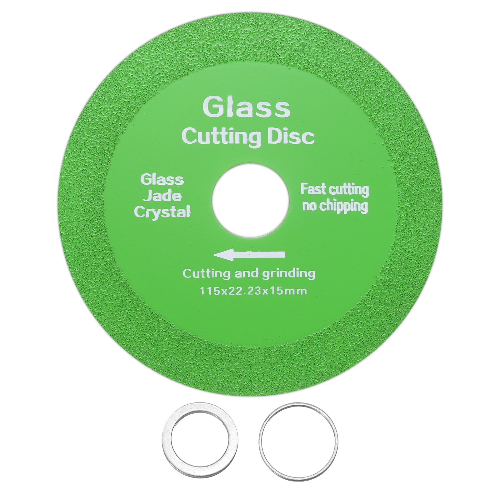 Harfington - Glass Cutting Disc for Angle Grinder 4.5 Inch Diamond Cutting Disc Ultra-Thin Saw Bl...