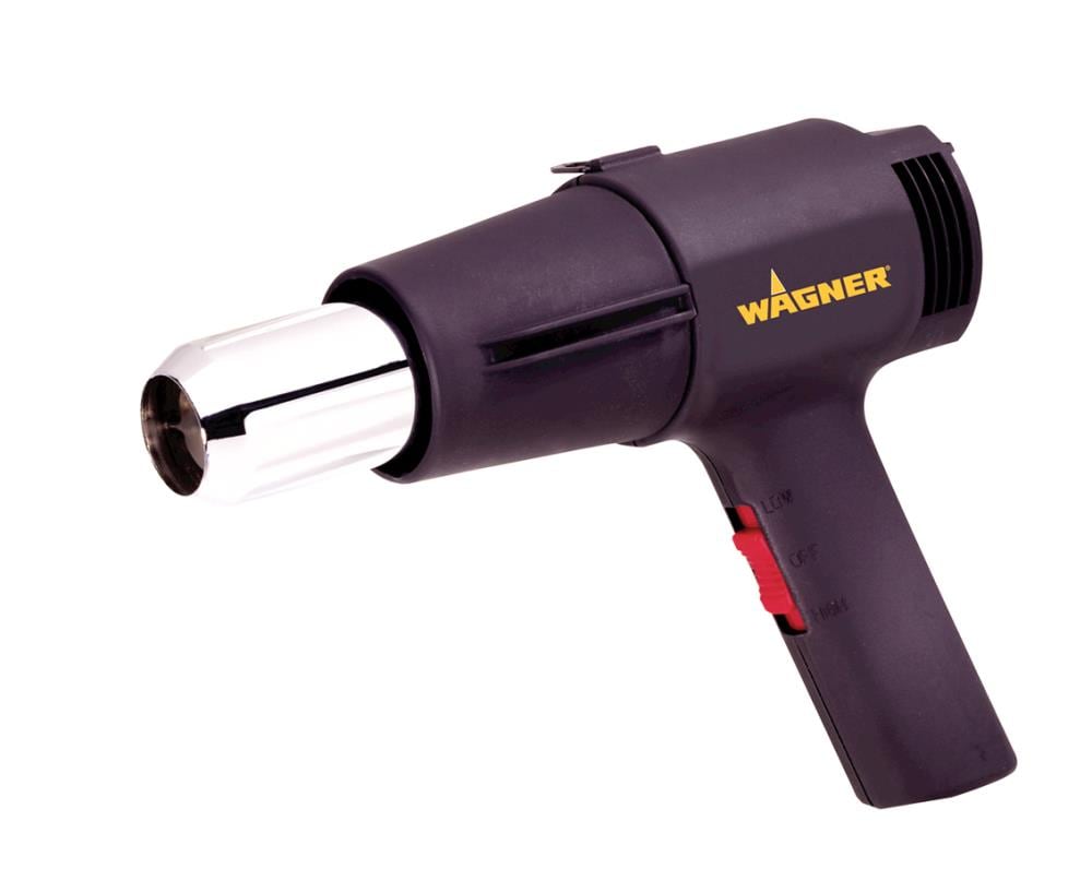 Wagner Spraytech 0503008 HT1000 Heat Gun, 2 Temp Settings 750ᵒF & 1000ᵒF,  Great for Soften paint, Caulking, Adhesive, Putty Removal, Shrink Wrap,  Bend