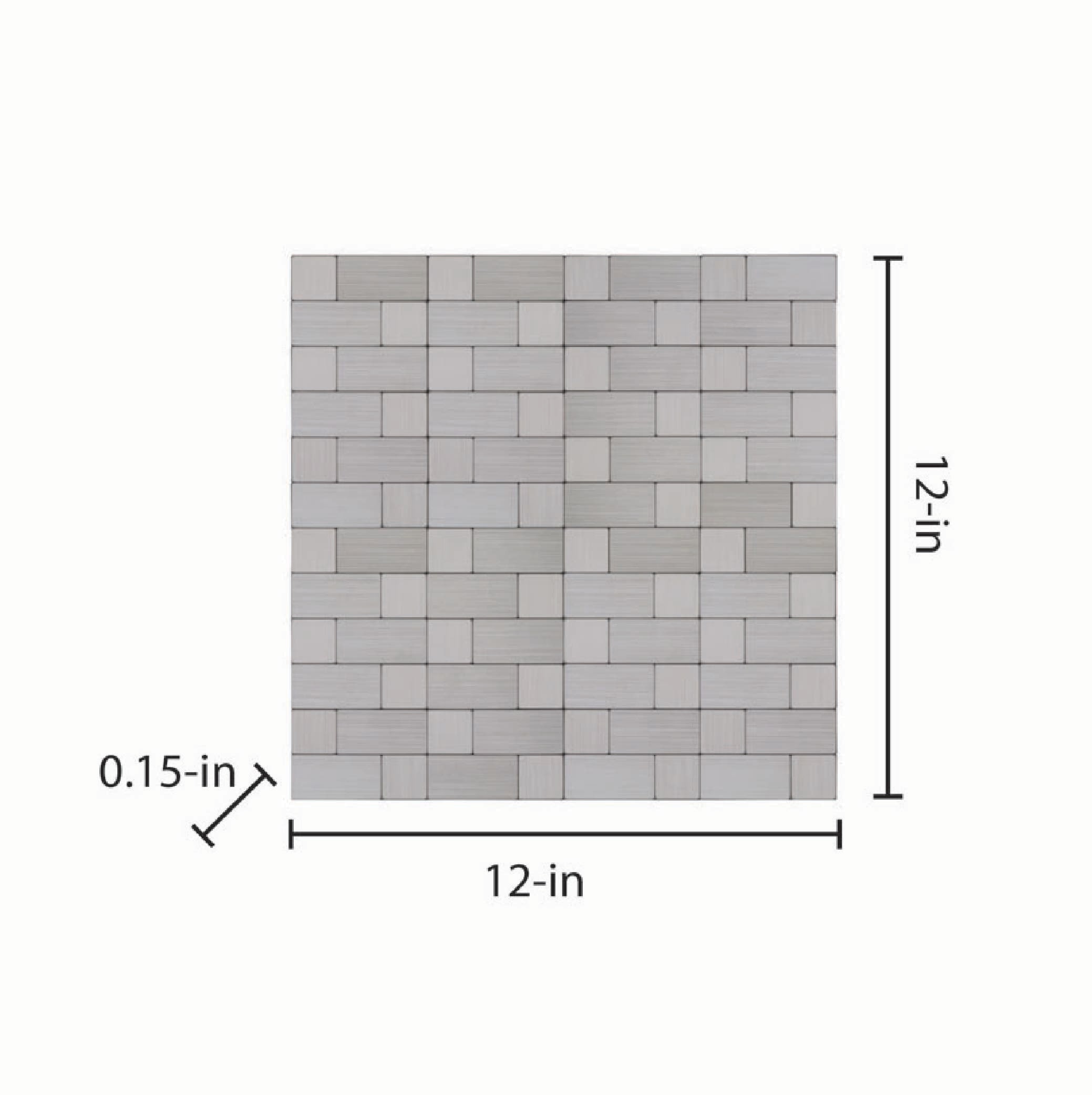Peel&Stick Mosaics PSSB Ceramic-Tile - View #8