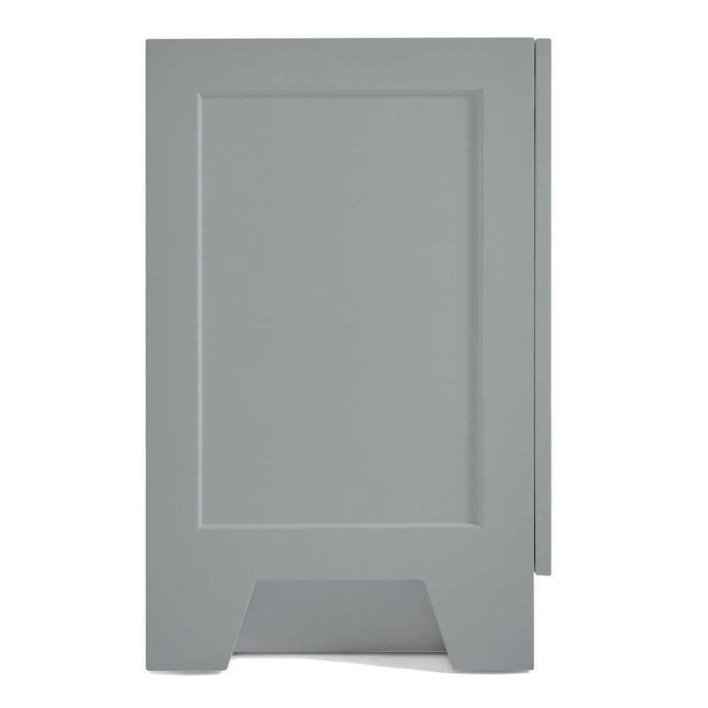Taylor 36" Gray Freestanding Single Vanity Cabinet with Brass Hardware