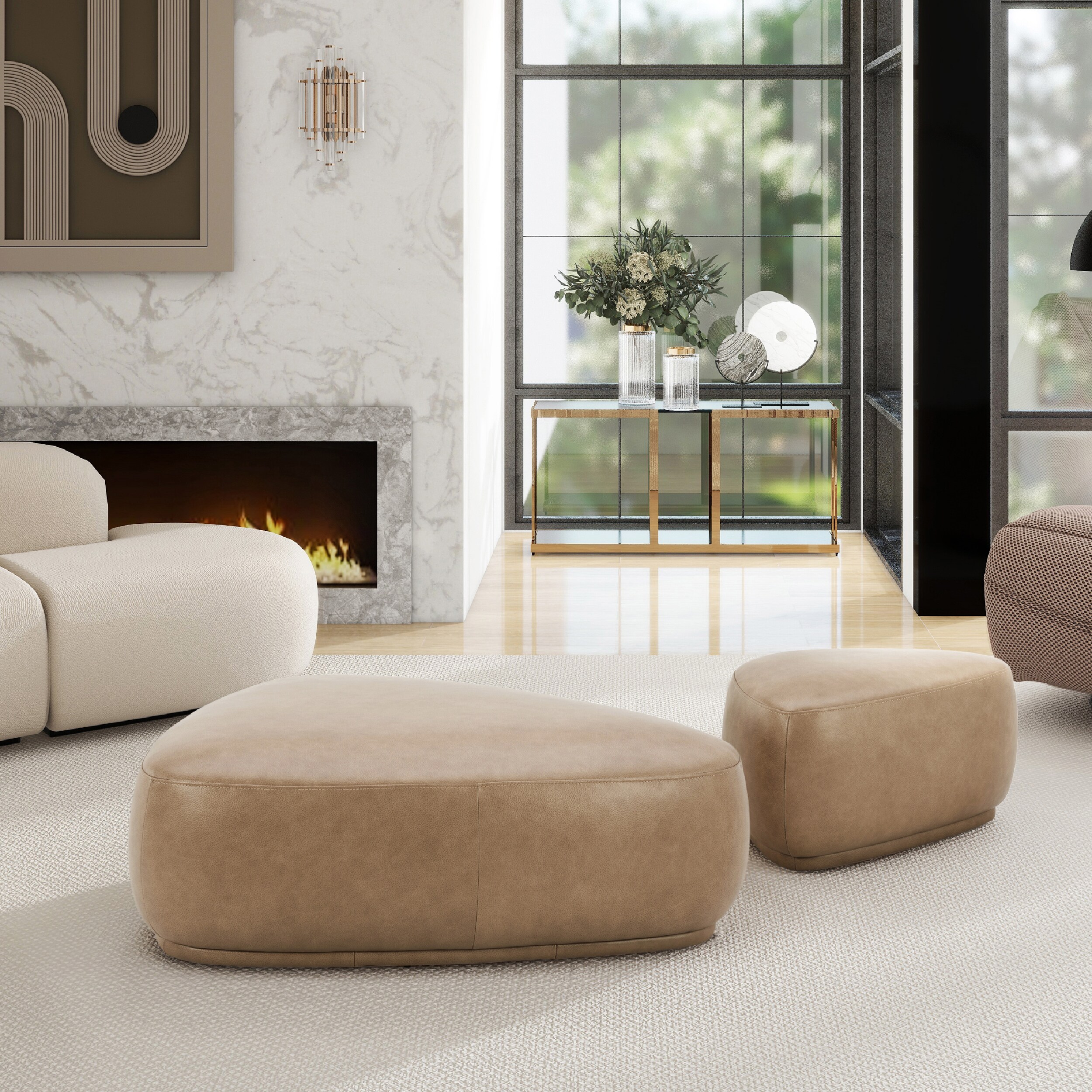 Jennifer Taylor Home LKYS-84530 Indoor-Ottomans - View #3