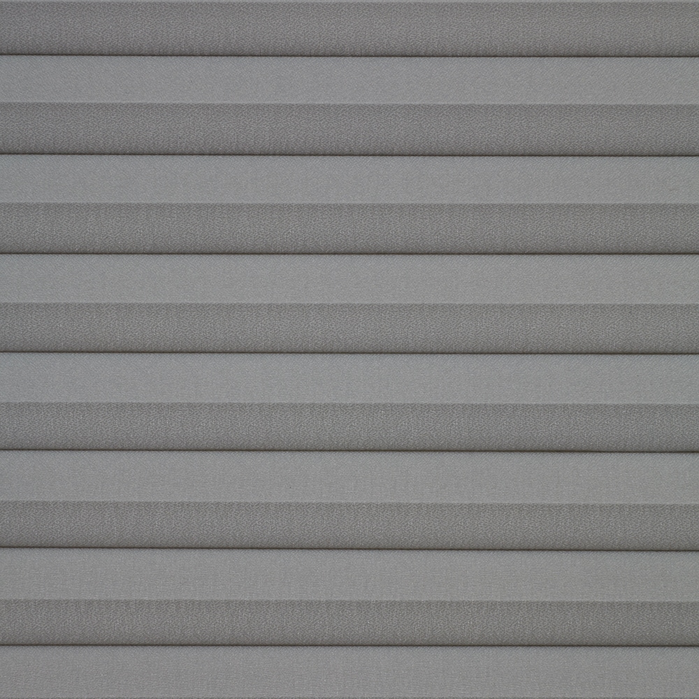 LEVOLOR 1923728 Designer Textures Graphite Light filtering Polycotton 9/16-in Single Cellular shade swatch