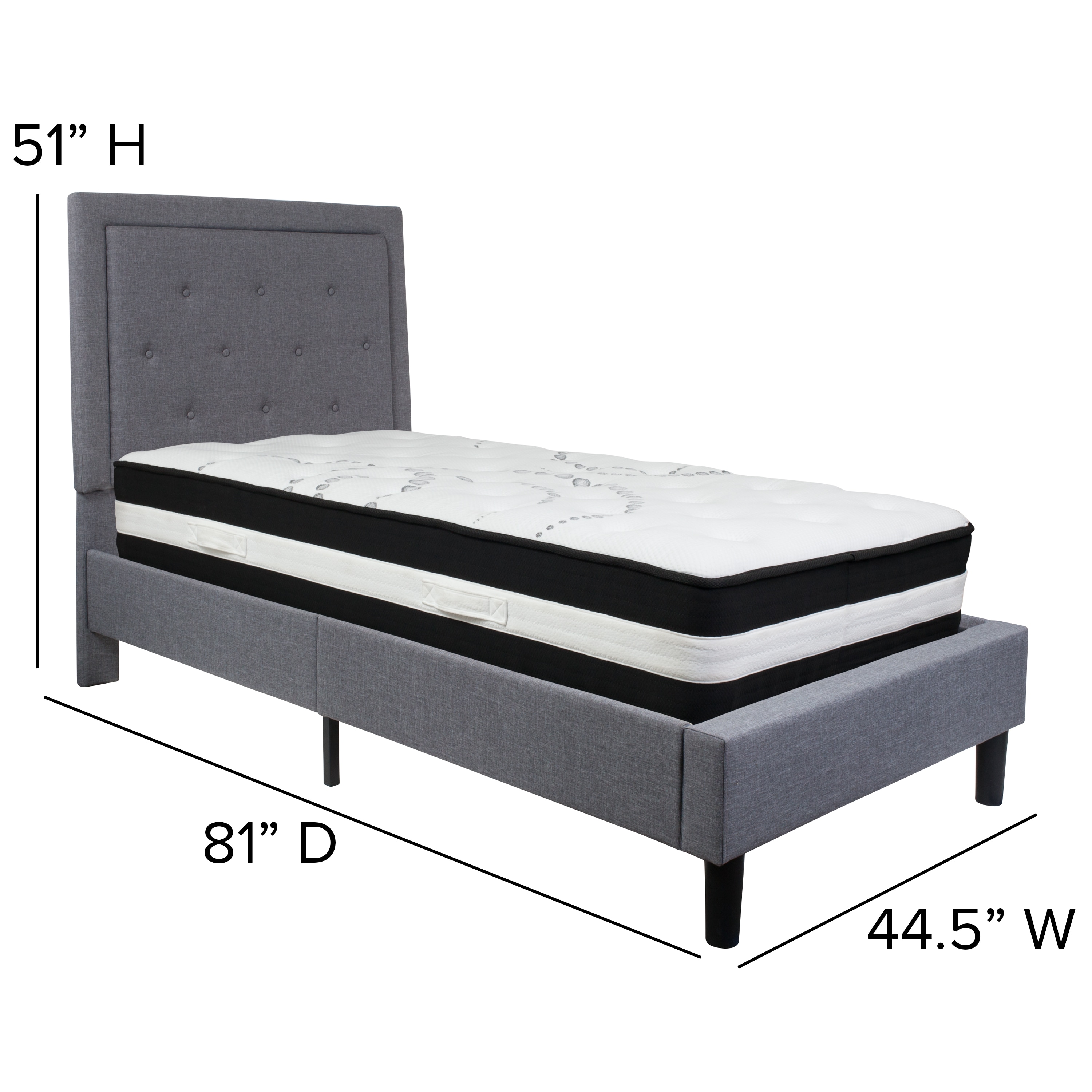 Flash Furniture 889142257578 beds - View #3