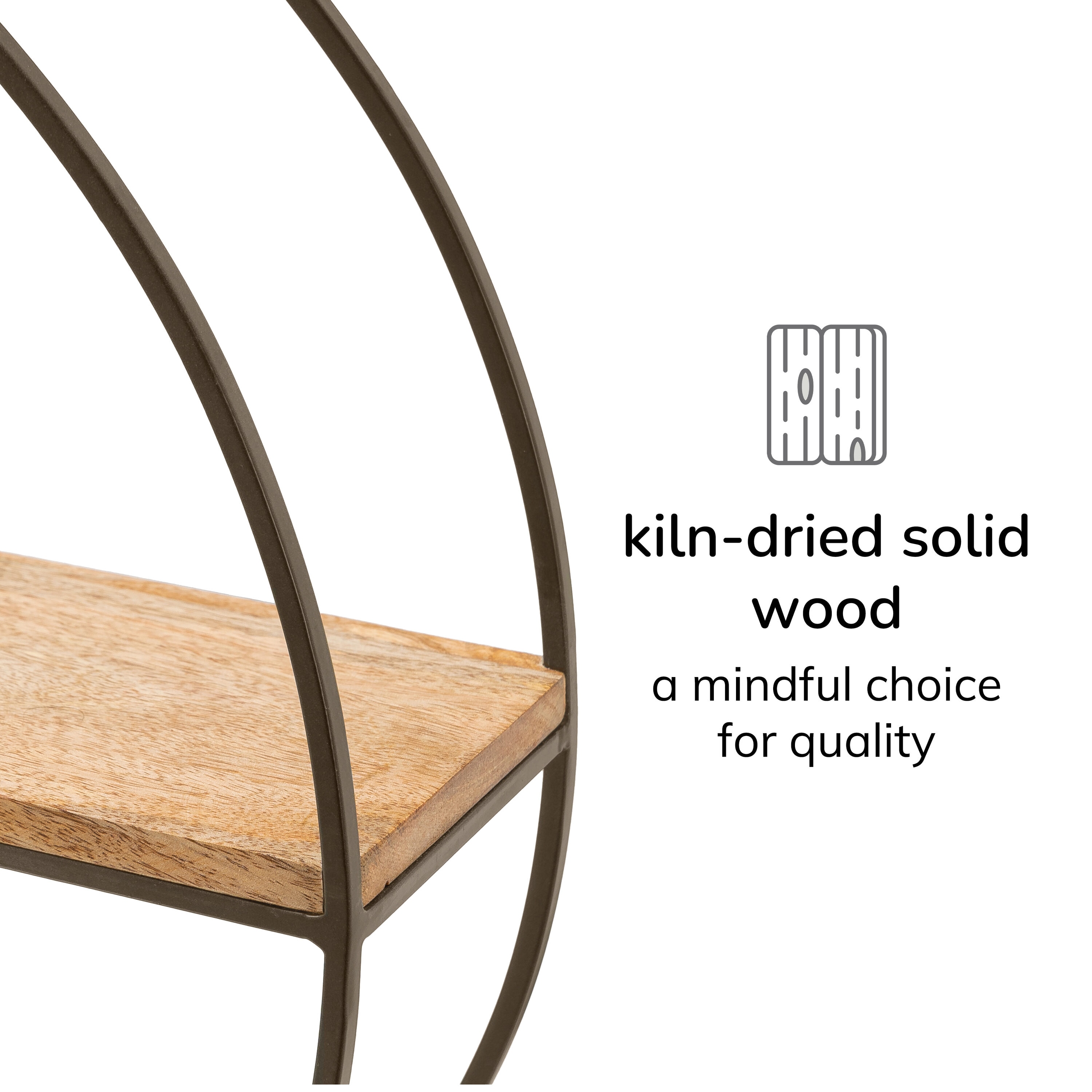 MH LONDON MH-ST-107BZ Wall-Mounted-Shelving - View #5