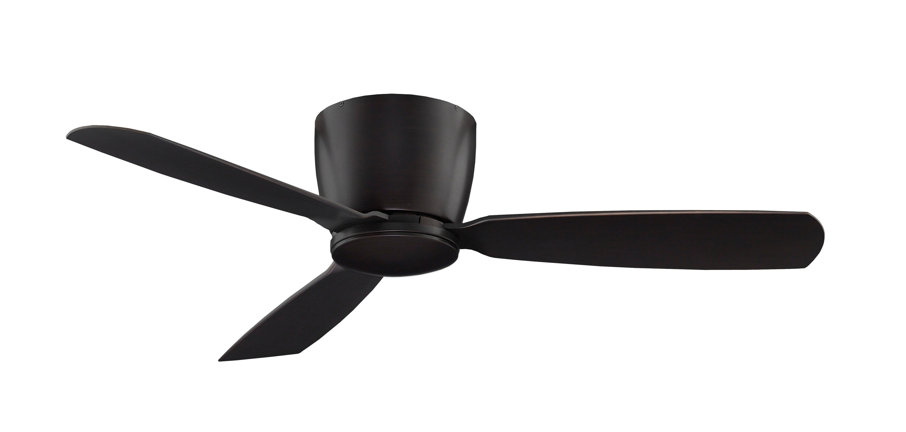 Embrace 52'' Dark Bronze Low Profile Smart Ceiling Fan with LED Light