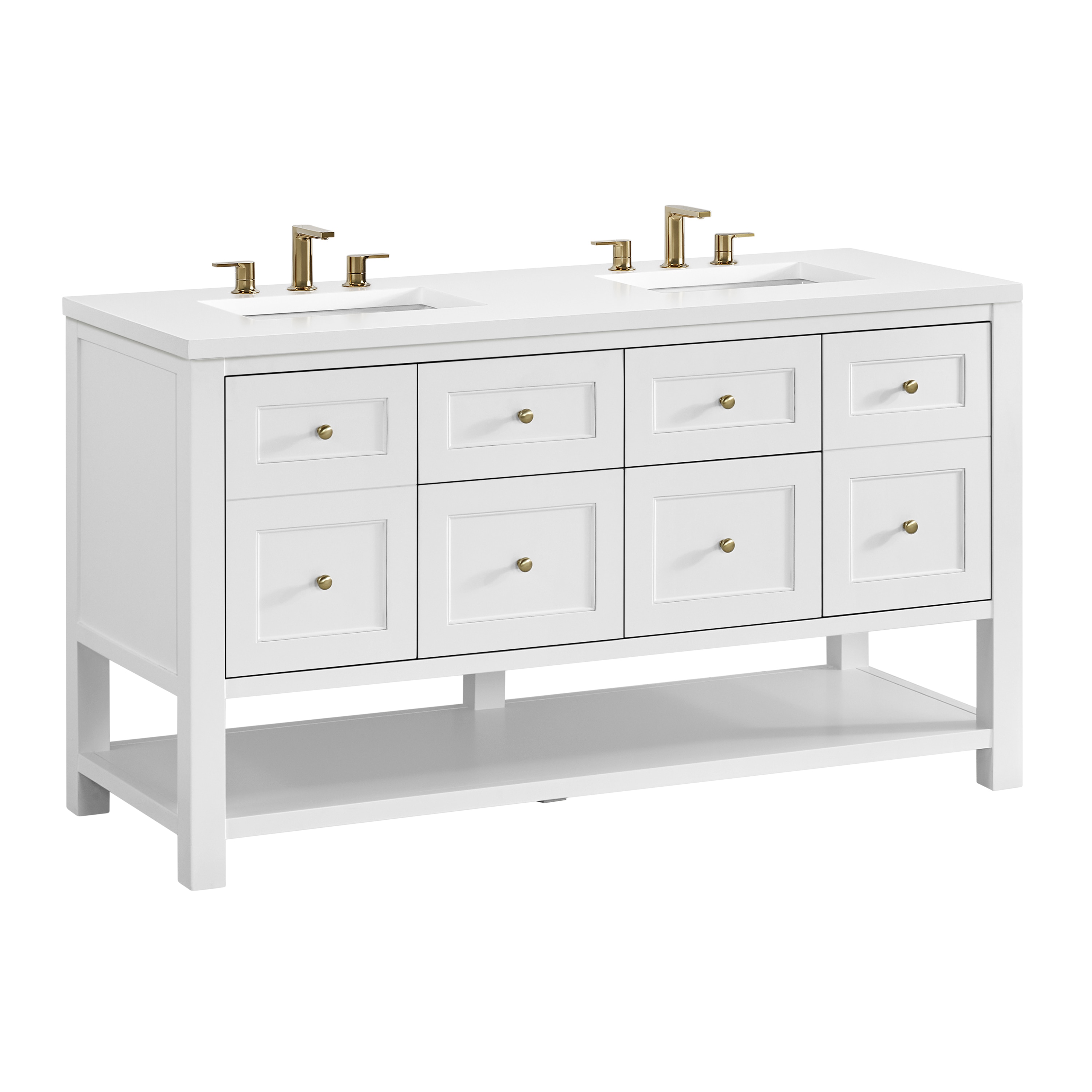 James Martin Vanities 330-V60D-BW-3WZ Bath-Vanity-Combo - View #8