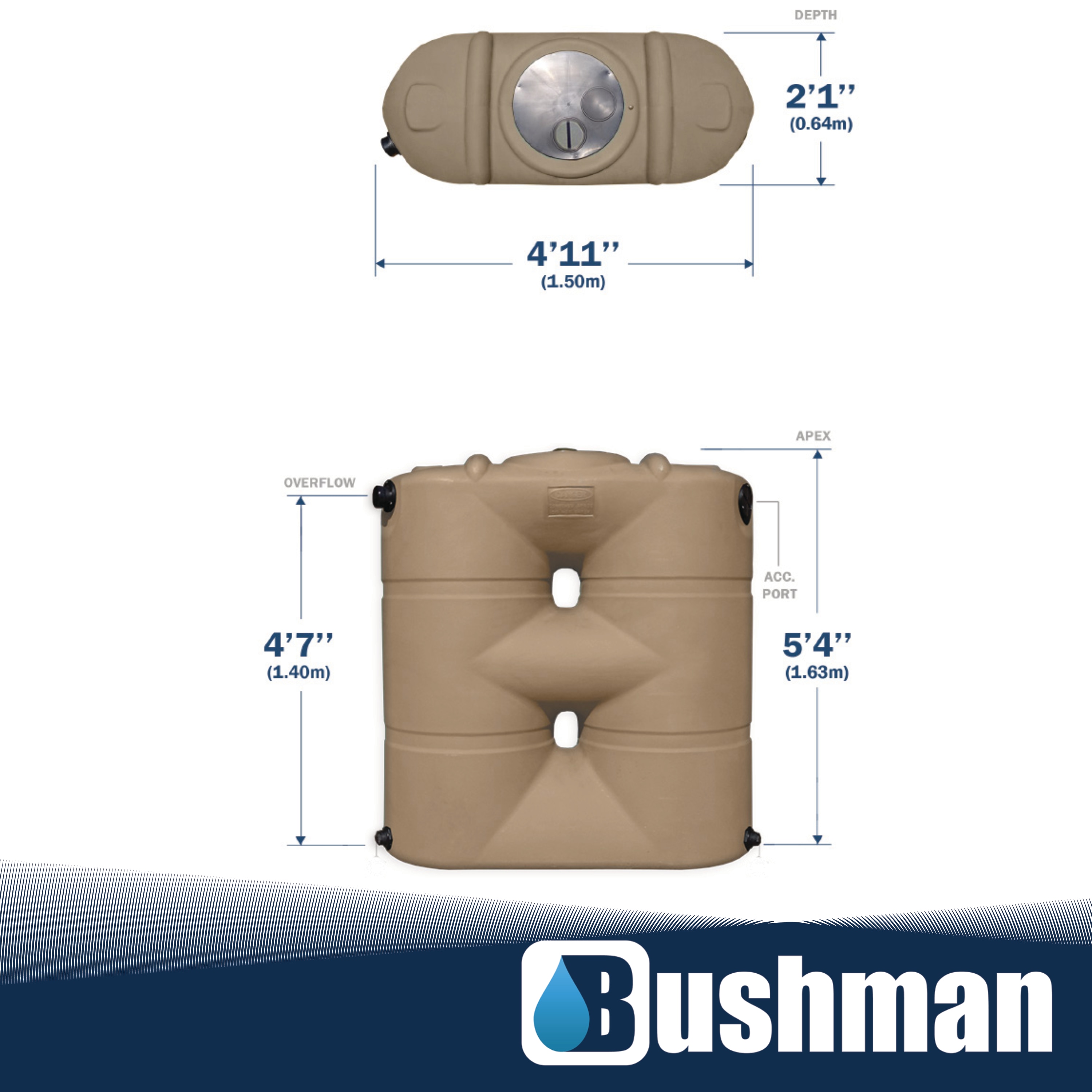 Bushman 45492-DS Water-Storage - View #2