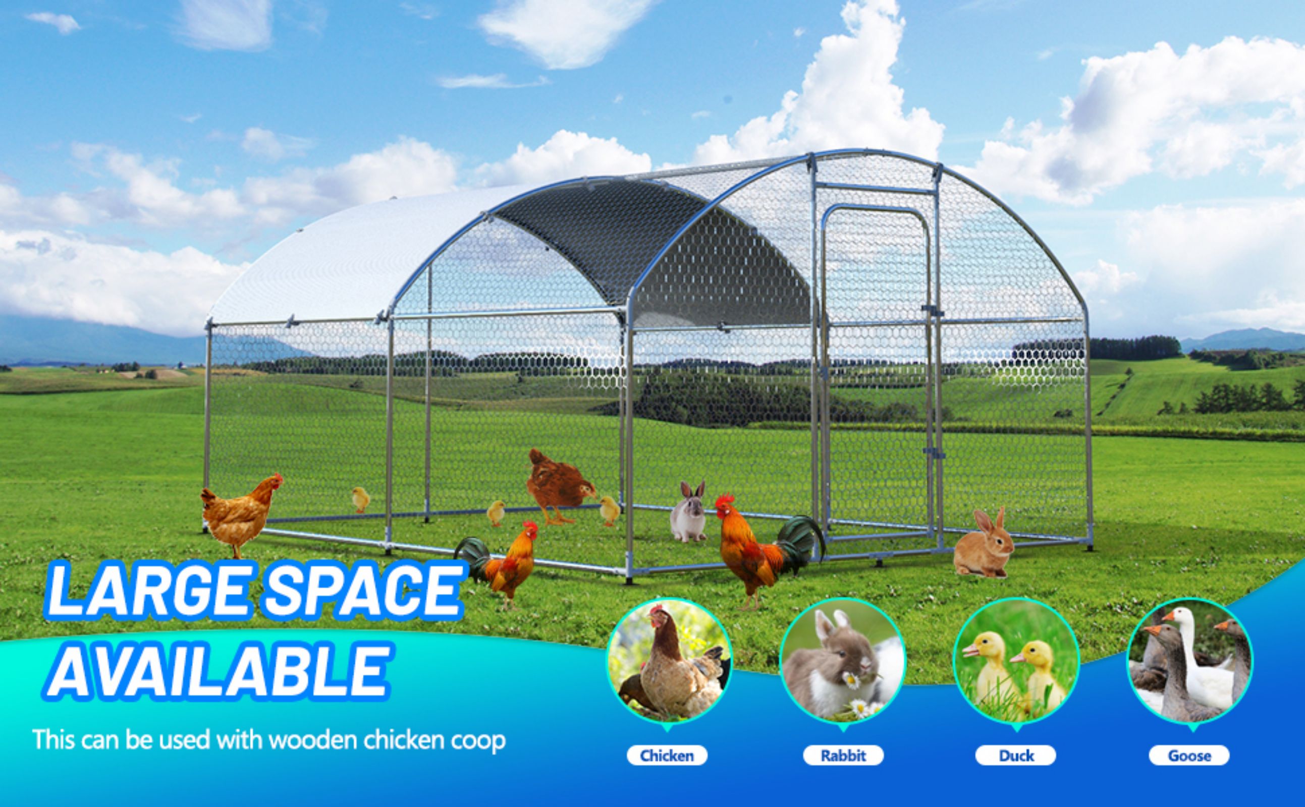 Maocao Hoom JL145406 Chicken-Coops-Rabbit-Hutches - View #5