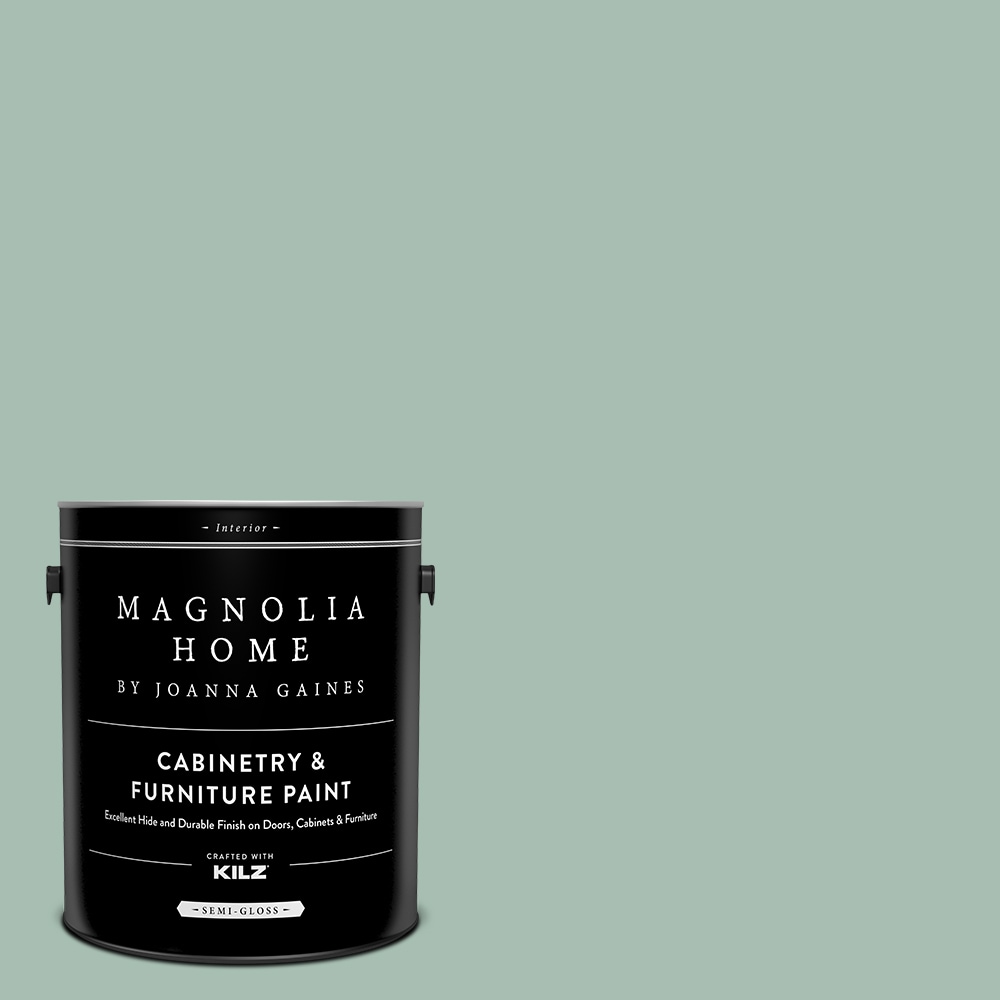 Magnolia Home MAG099-4082236  by Joanna Gaines Semi-gloss Texas Summer MAG099 Tintable Cabinet Furniture Paint Enamel ( 1-gallon )